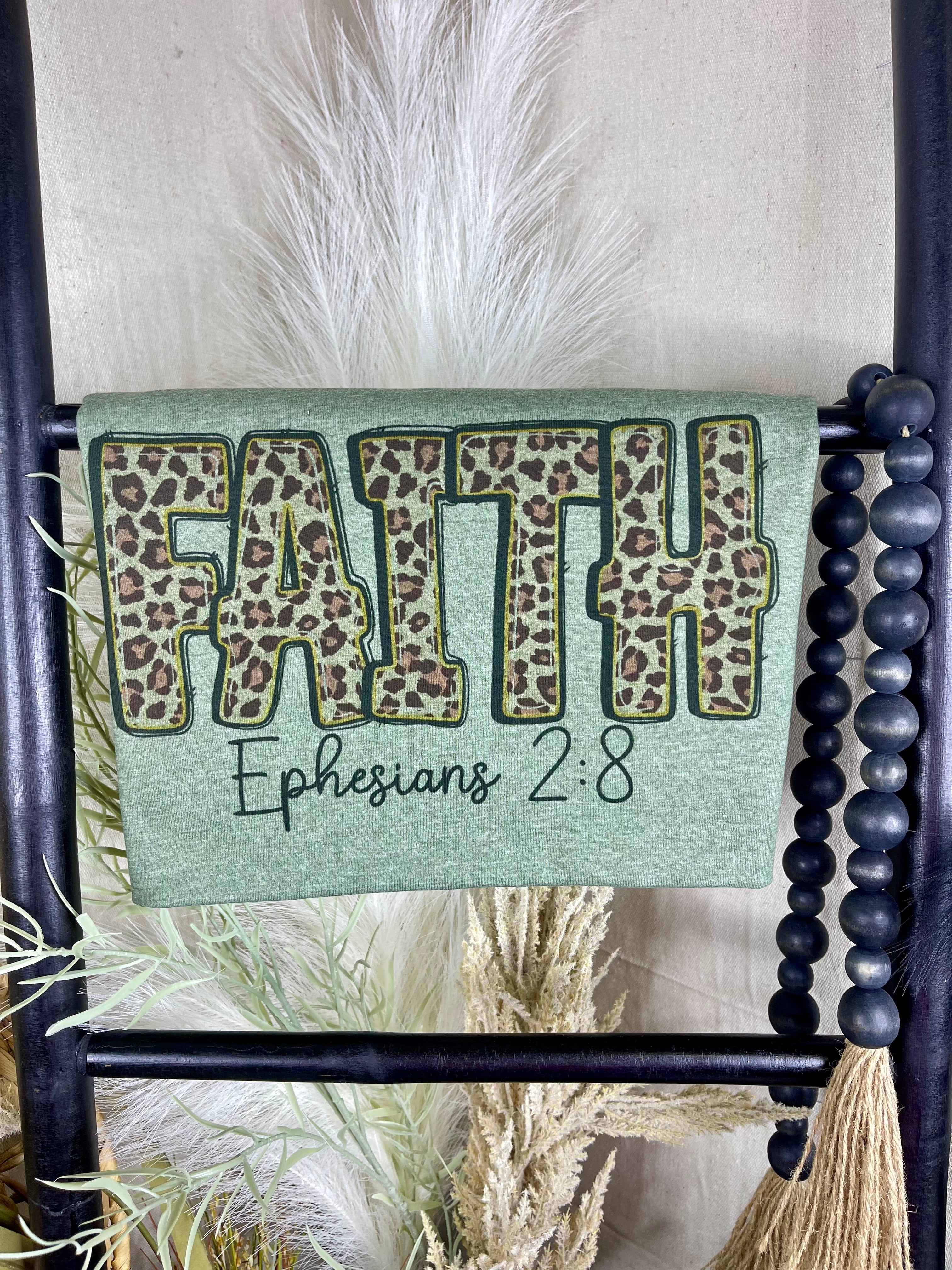 Faith Ephesians 2:8 (Softstyle Tee)