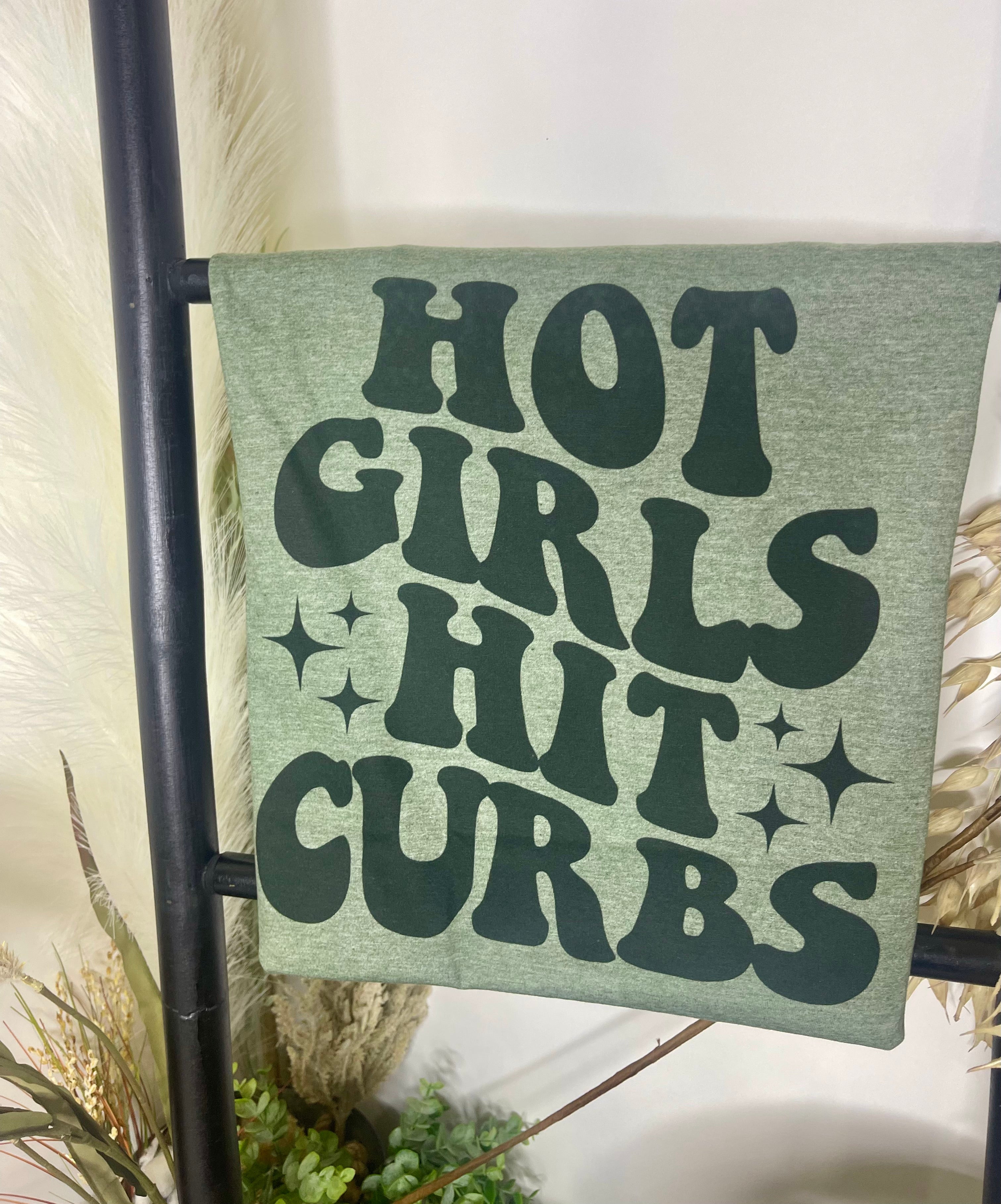 Hot Girls Hit Curbs (Softstyle Tee)