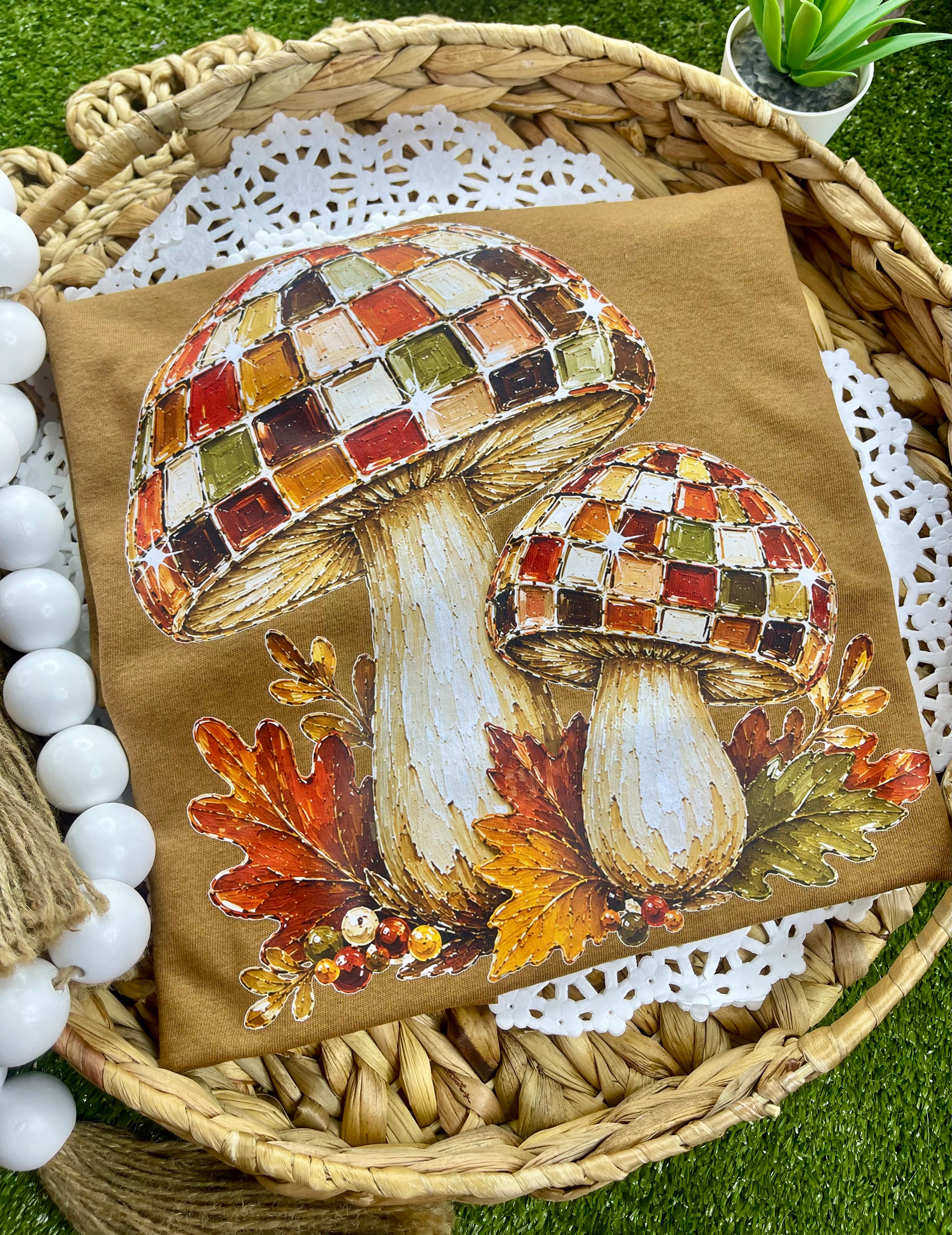 Stained Glass Mushrooms