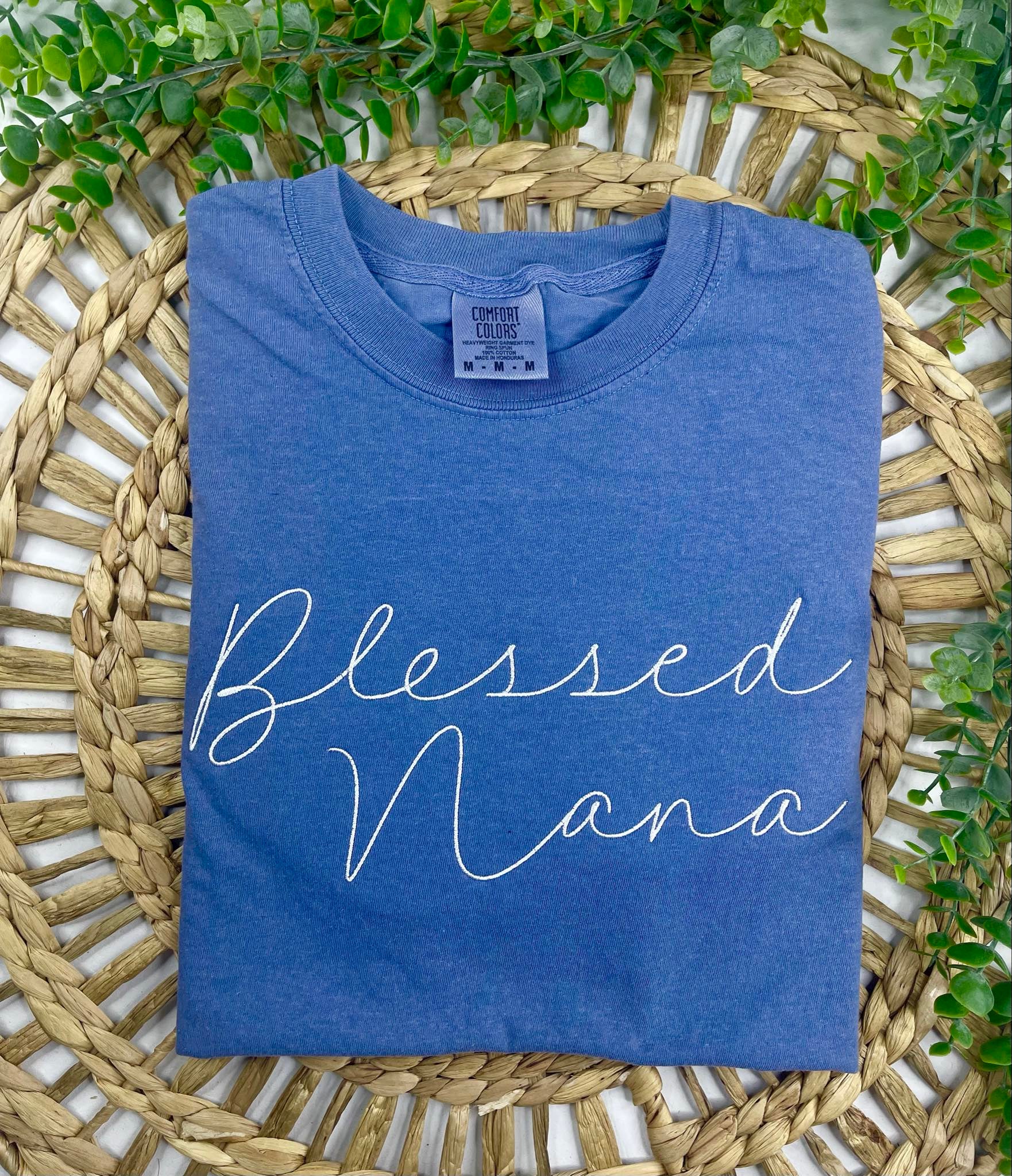 Blessed Nana (Embroidery T-Shirt)