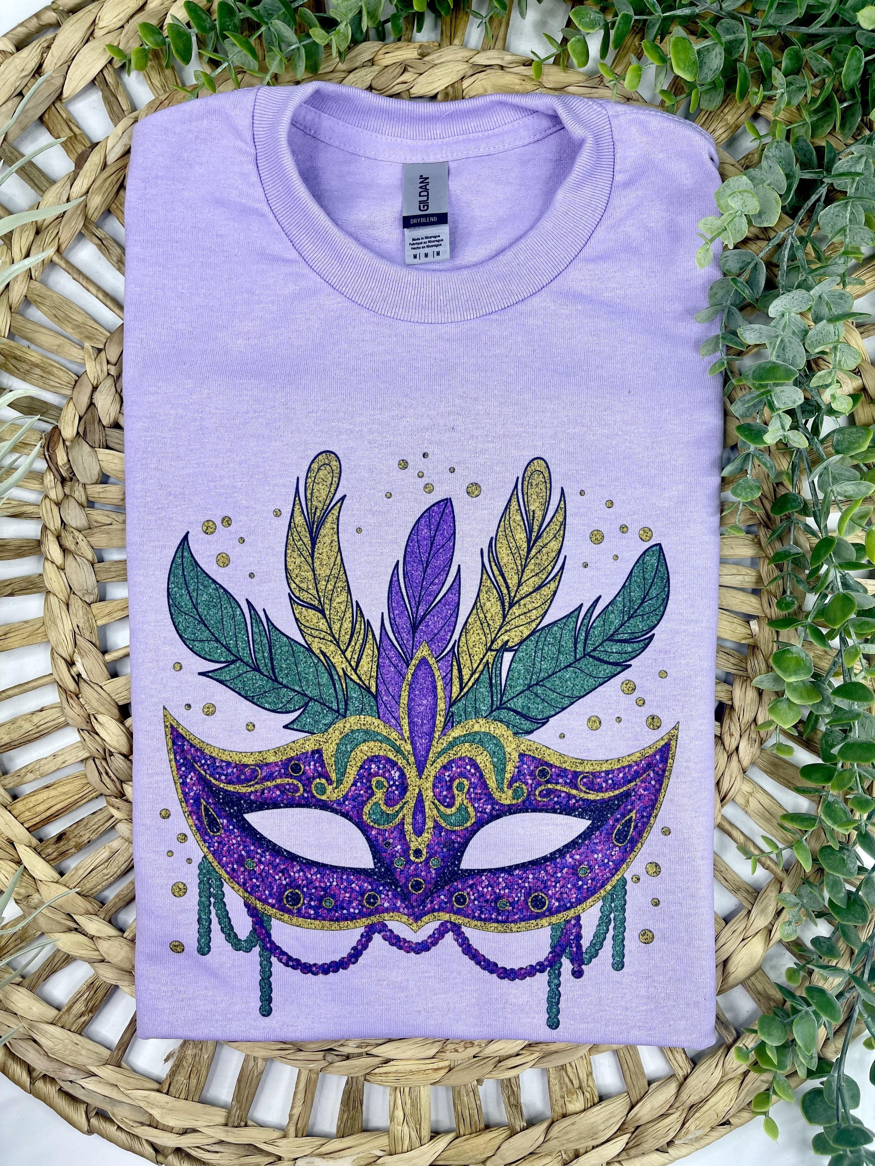 Mardi Gras Masquerade Mask (Tee)