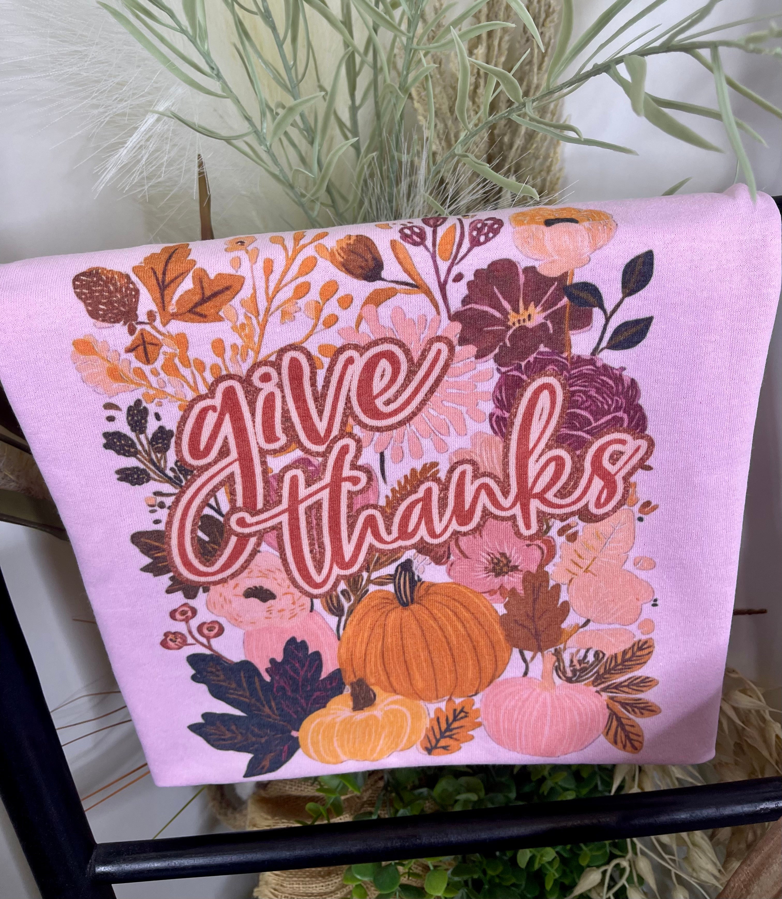 Give Thanks Fall Foliage (Tee)