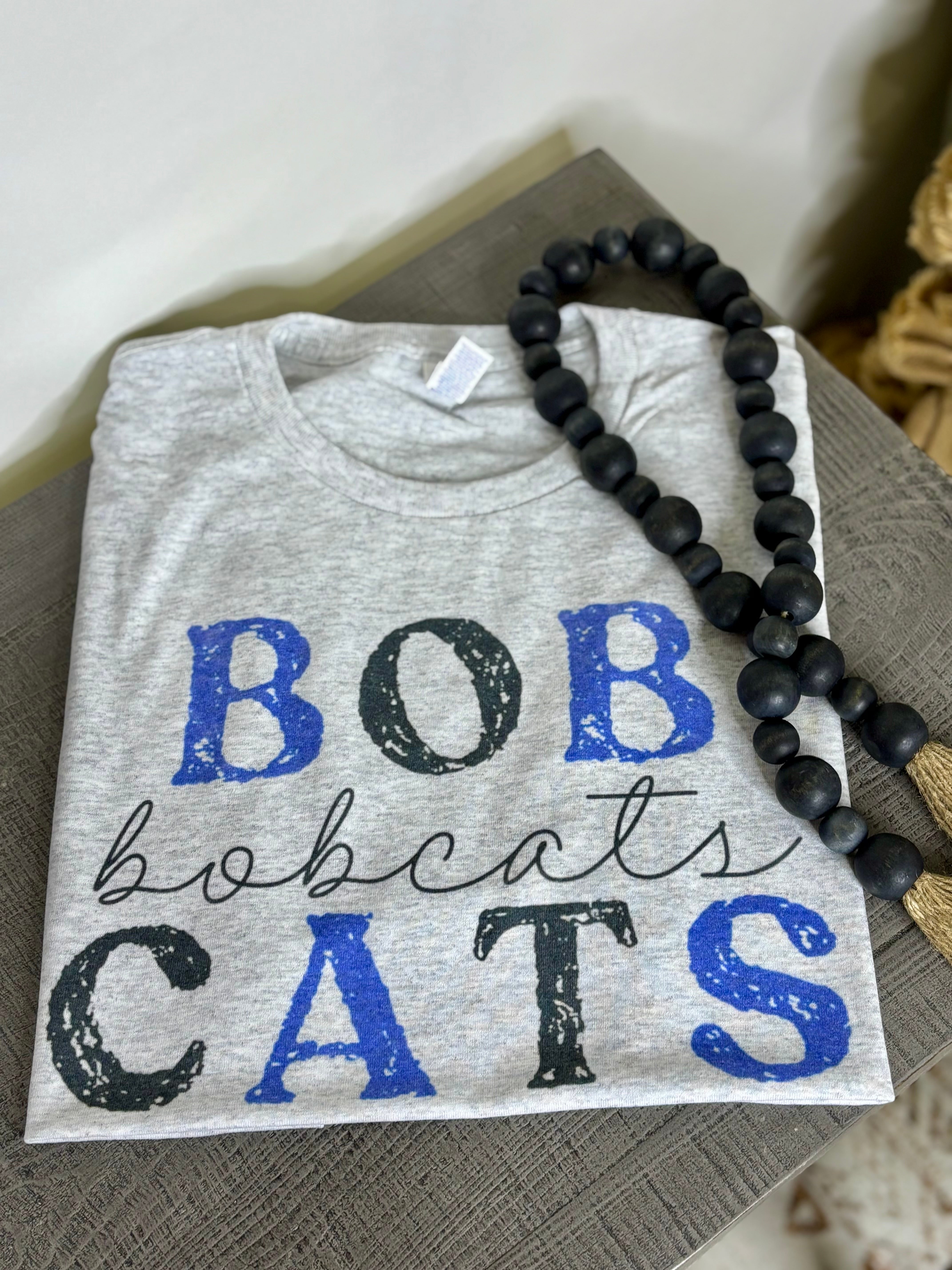 Black & Blue Bobcats (Tee)