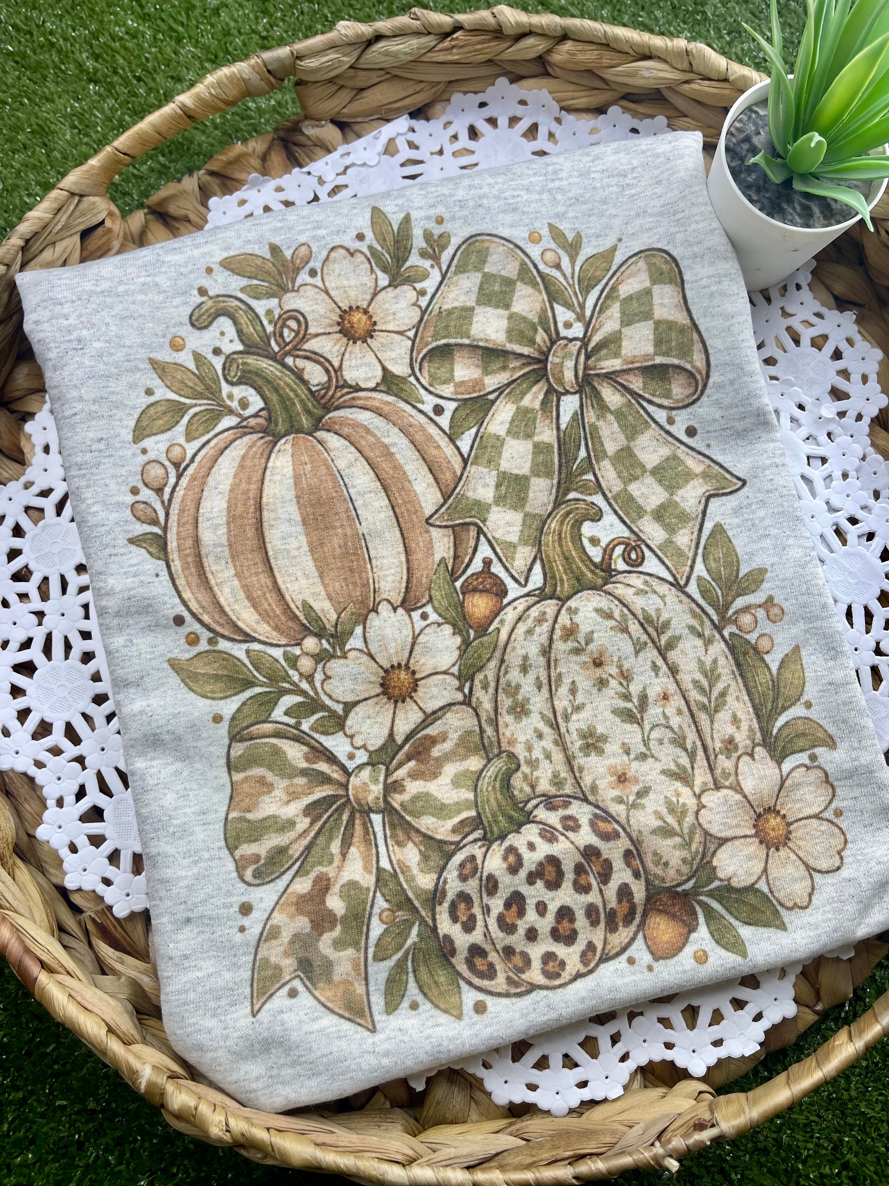 Pumpkins and Bows (Sublimation)