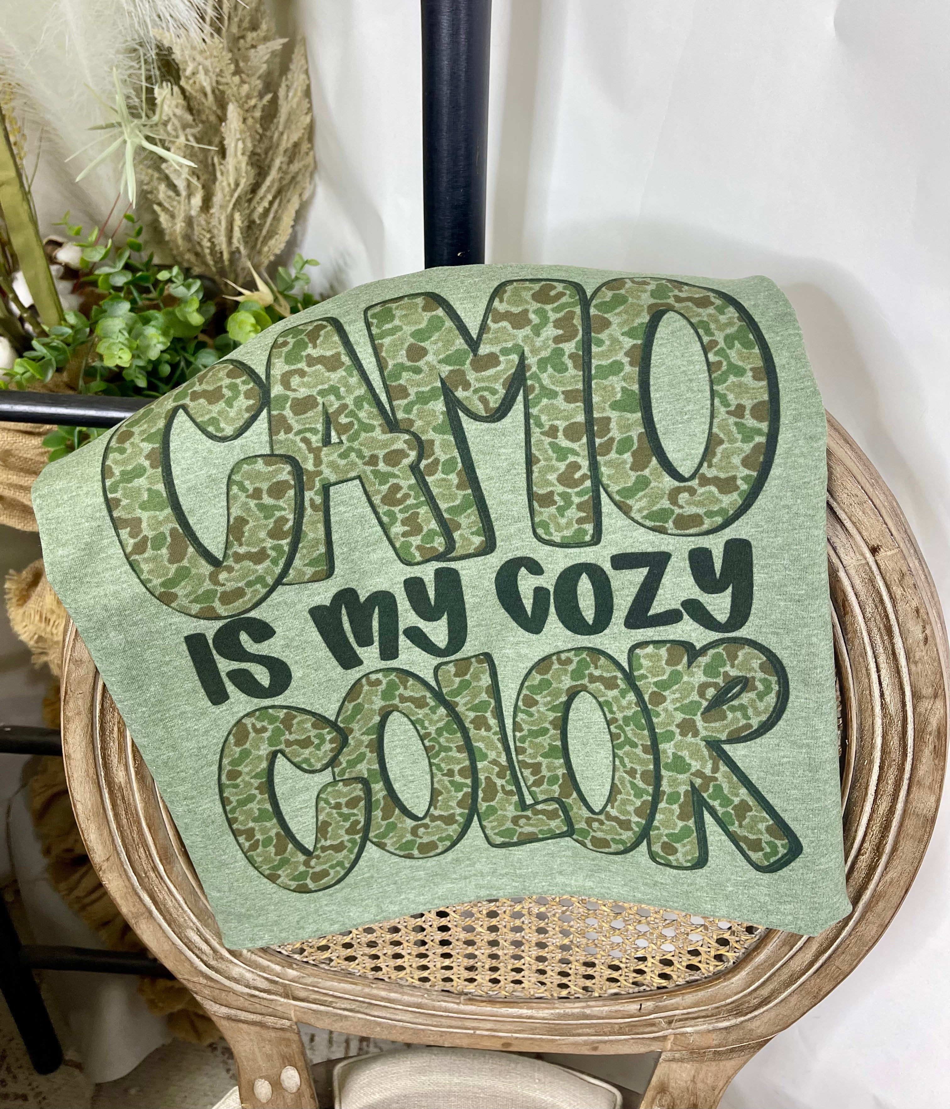 Camo is My Cozy Color (Softstyle Tee)