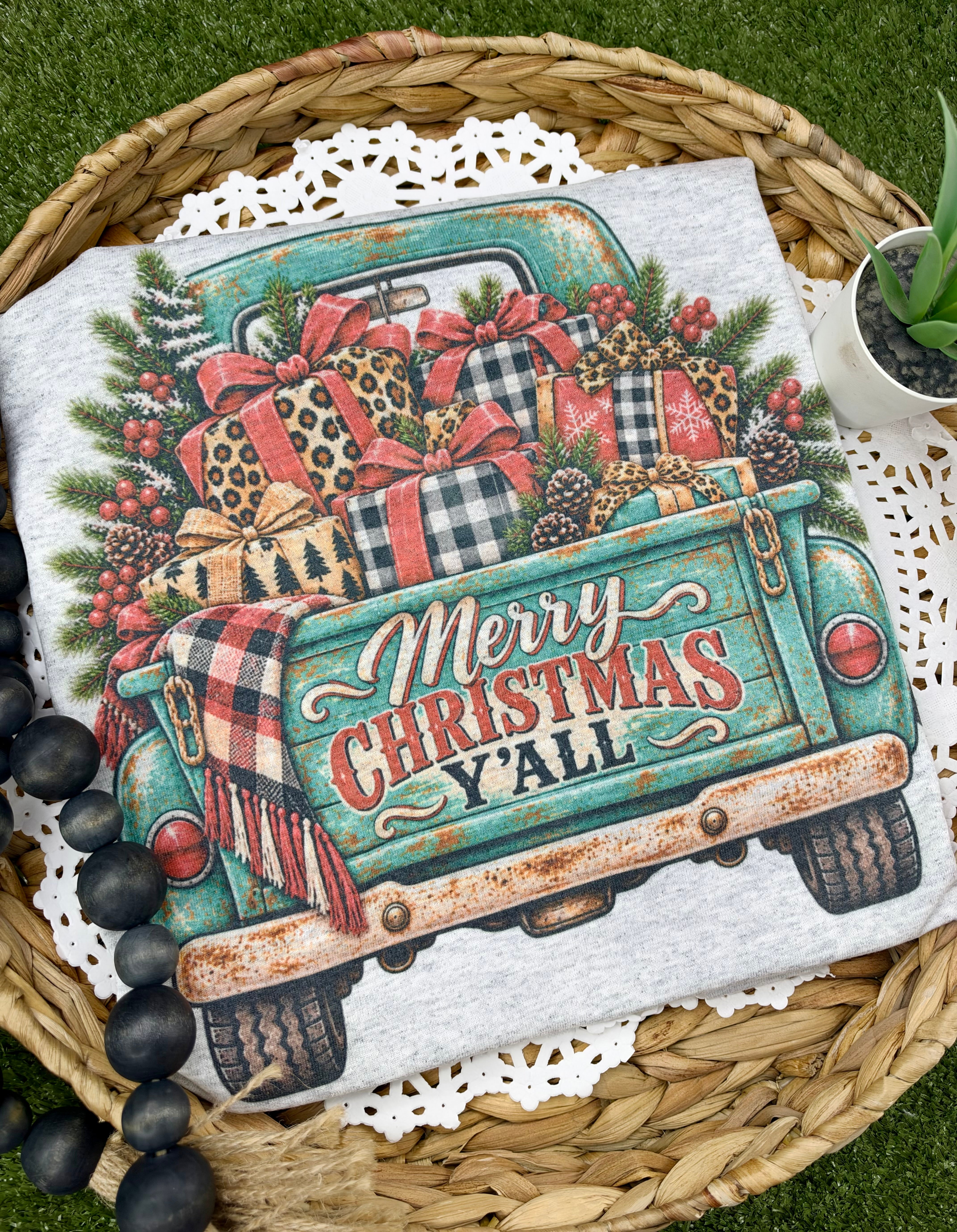 Merry Christmas Truck (Sublimation T-Shirt)