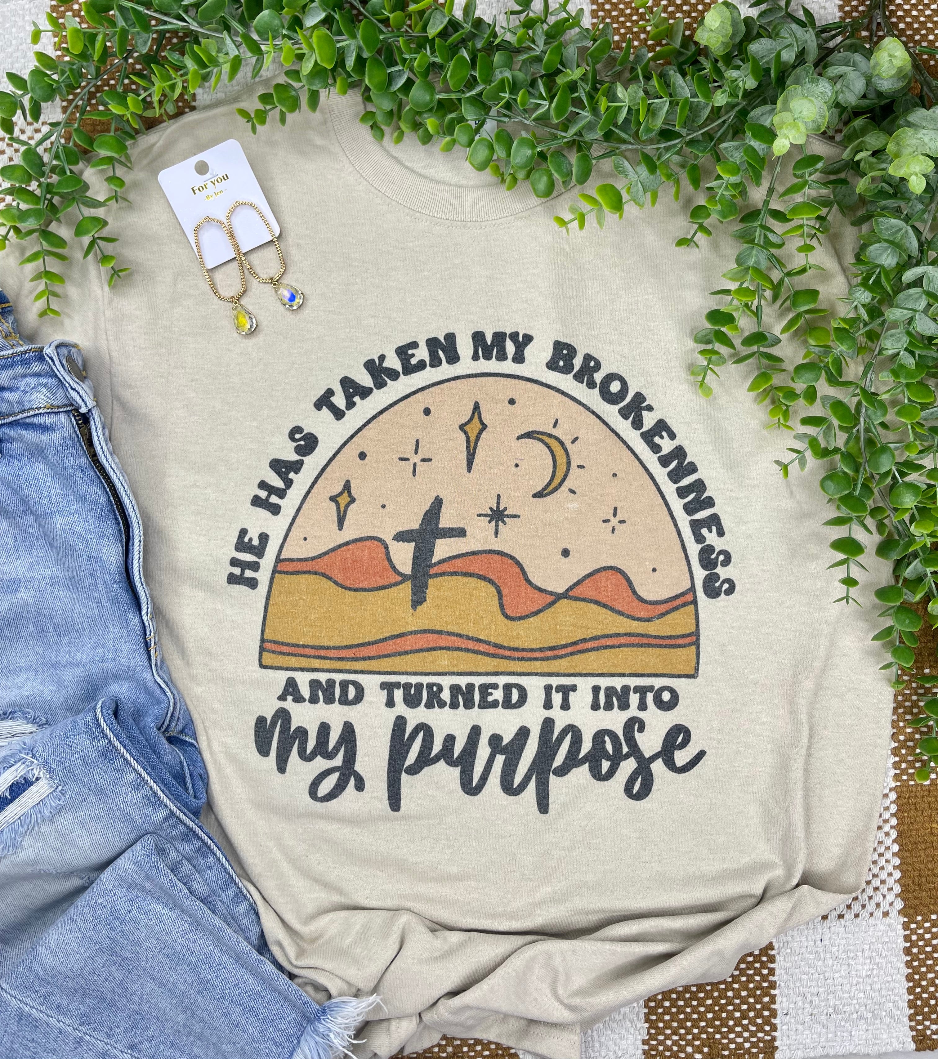 He Has Taken My Brokenness (Tee)