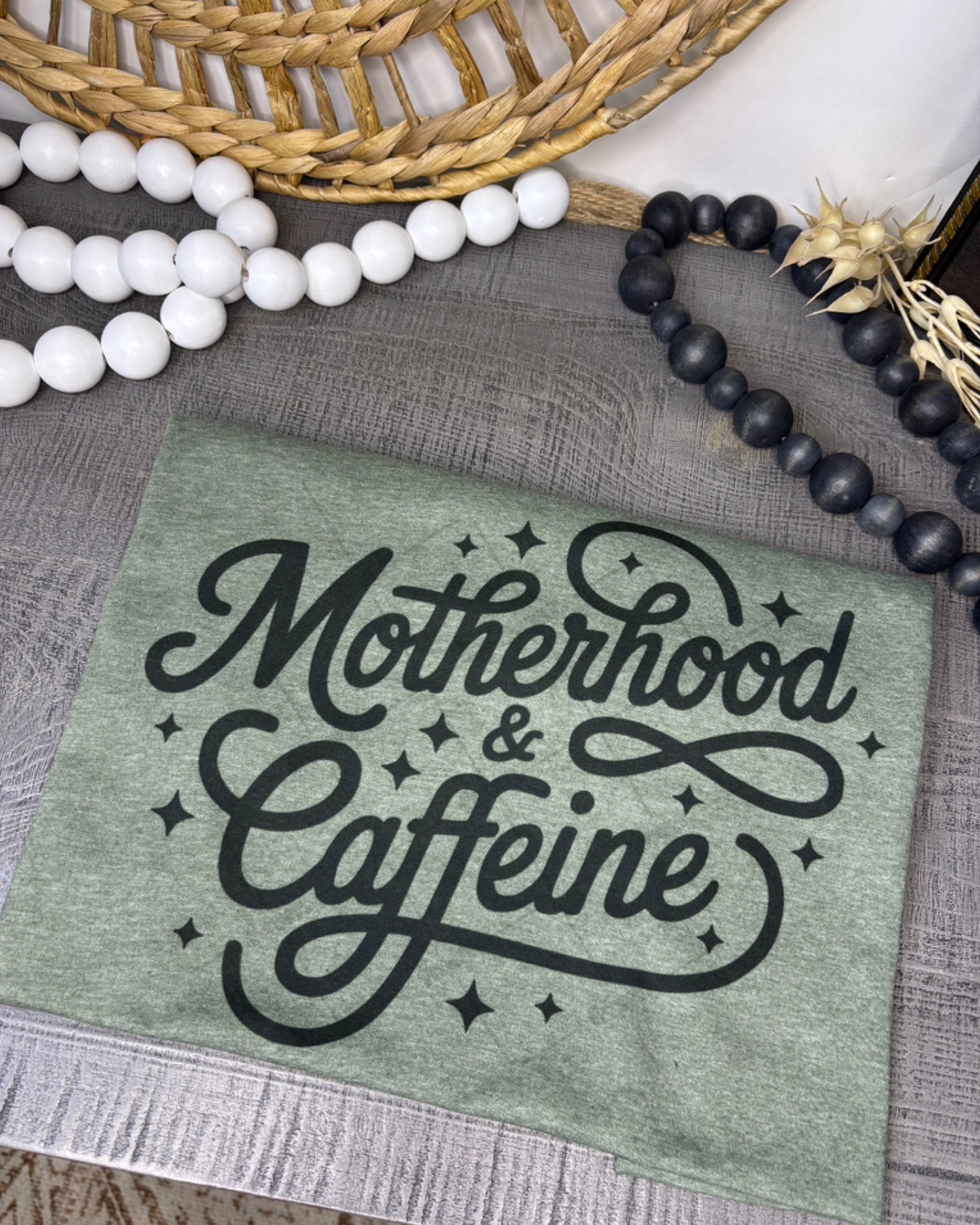 Motherhood & Caffeine (Softstyle Tee)