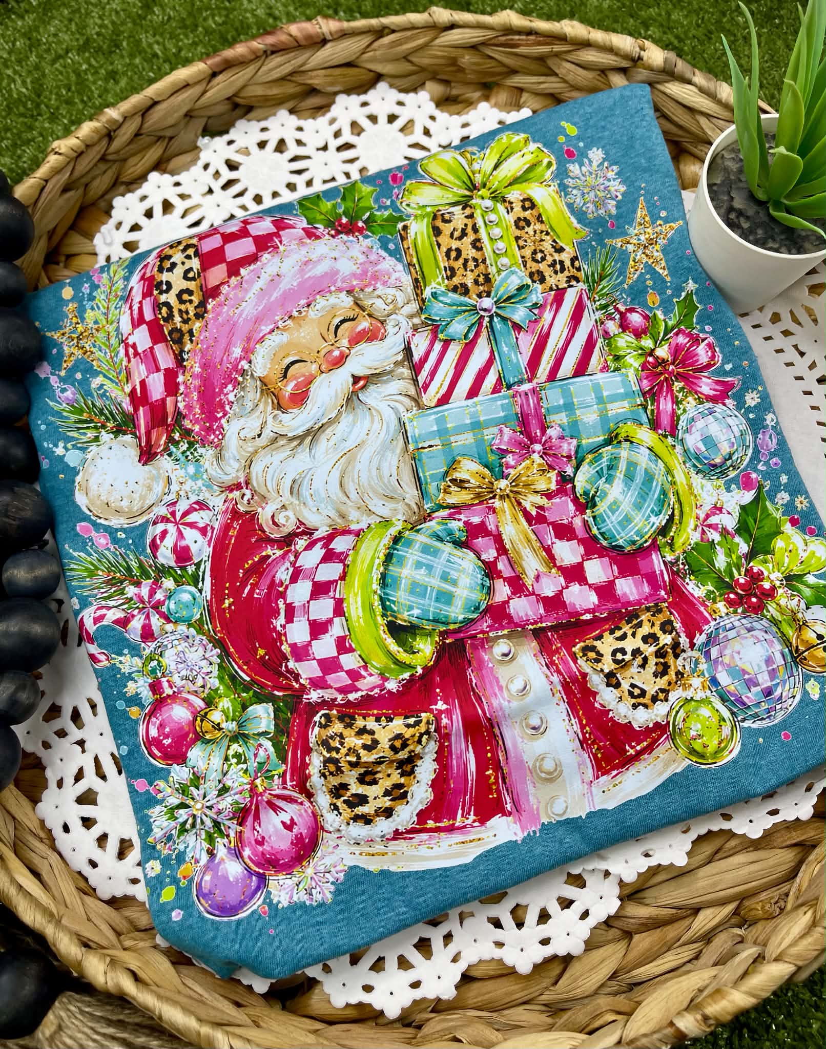 Santa with packages