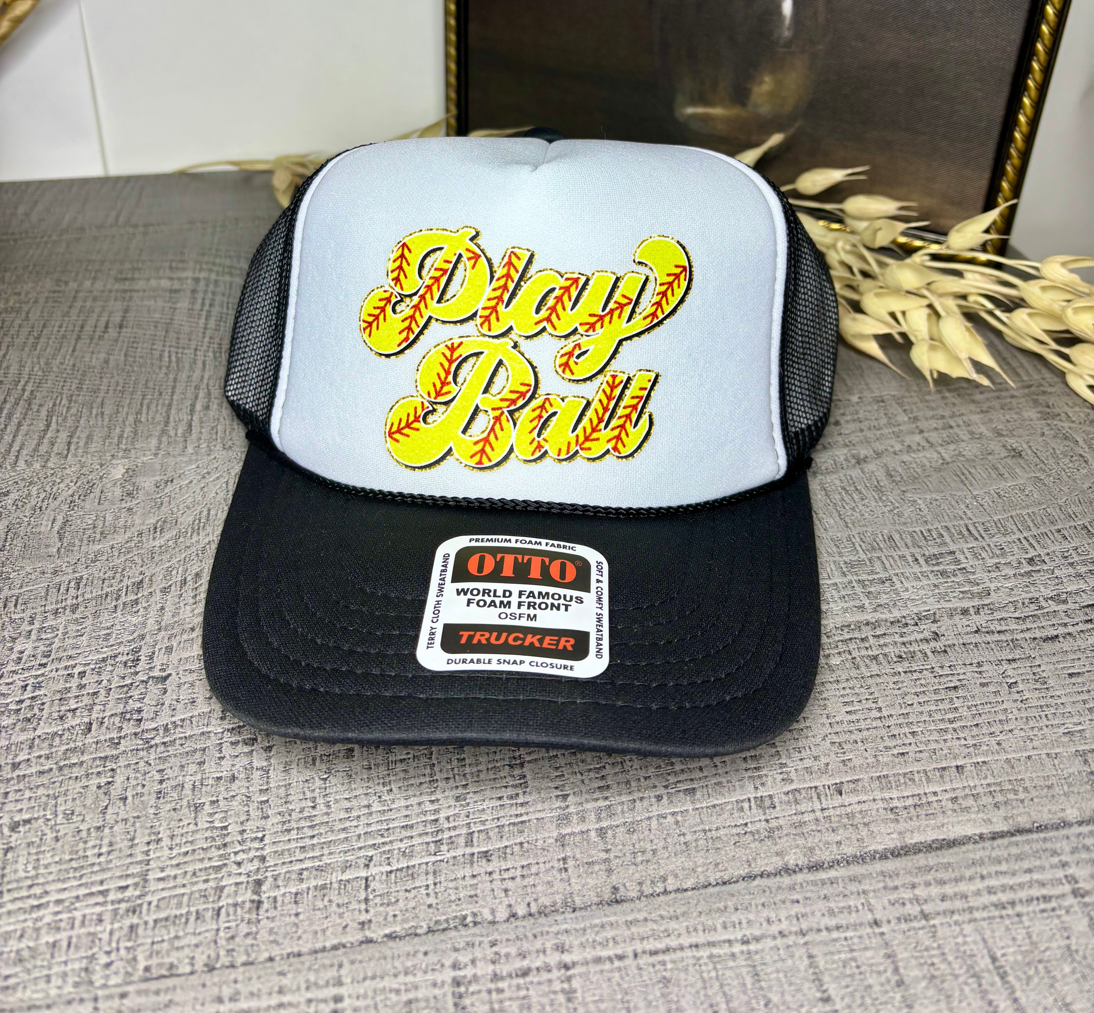 Play Ball Softball Trucker Hat