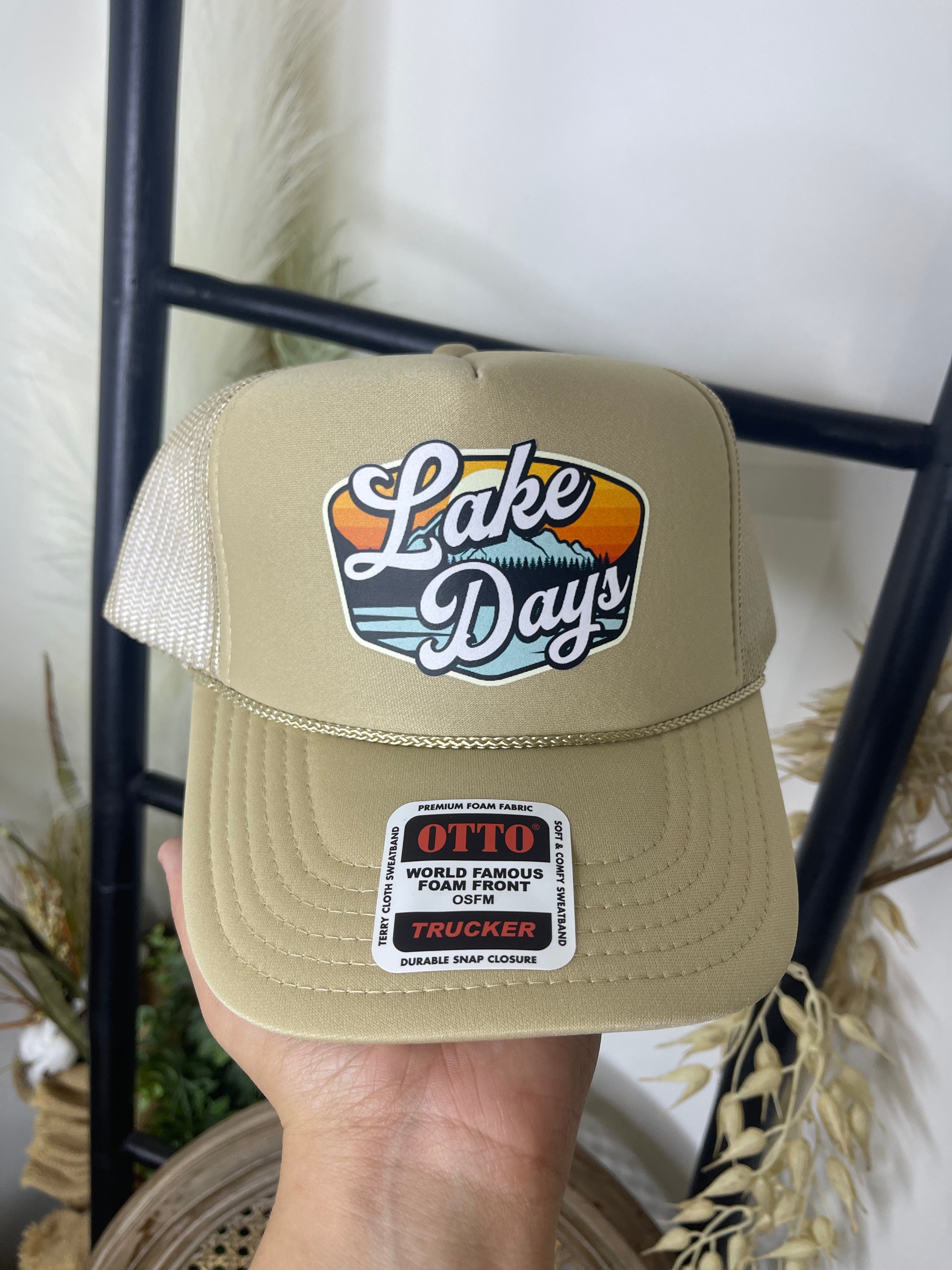 Lake Days Trucker Hat