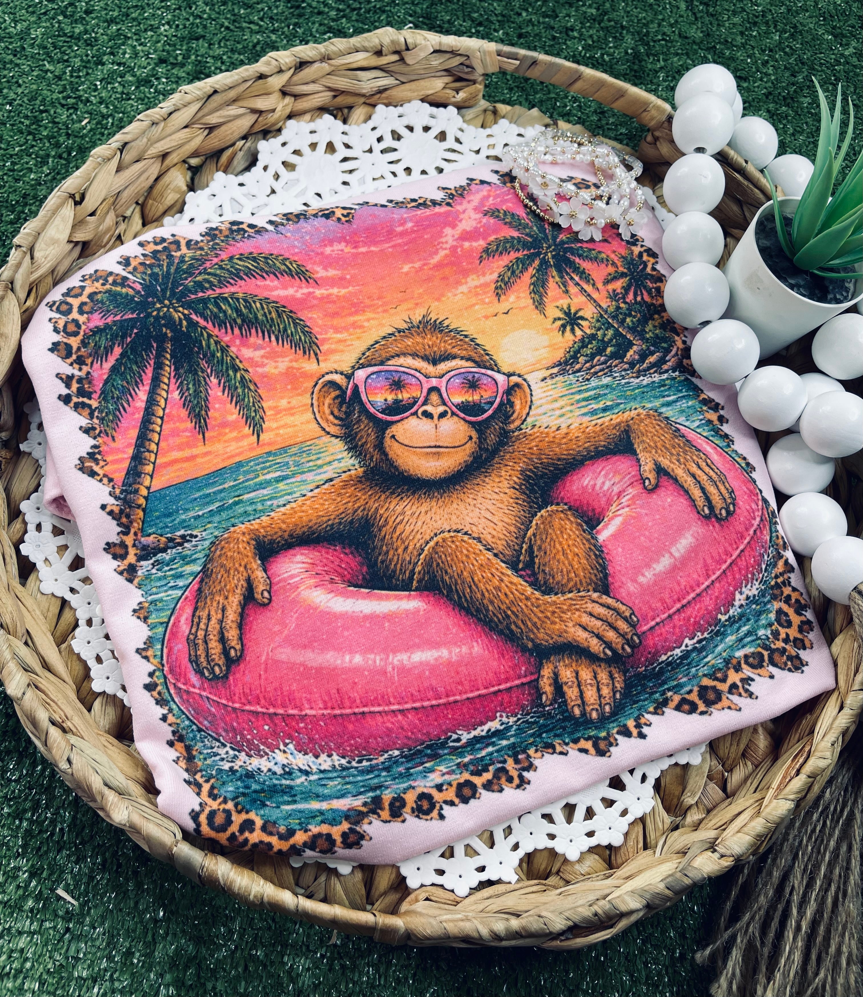Monkey on a Float (Tee)
