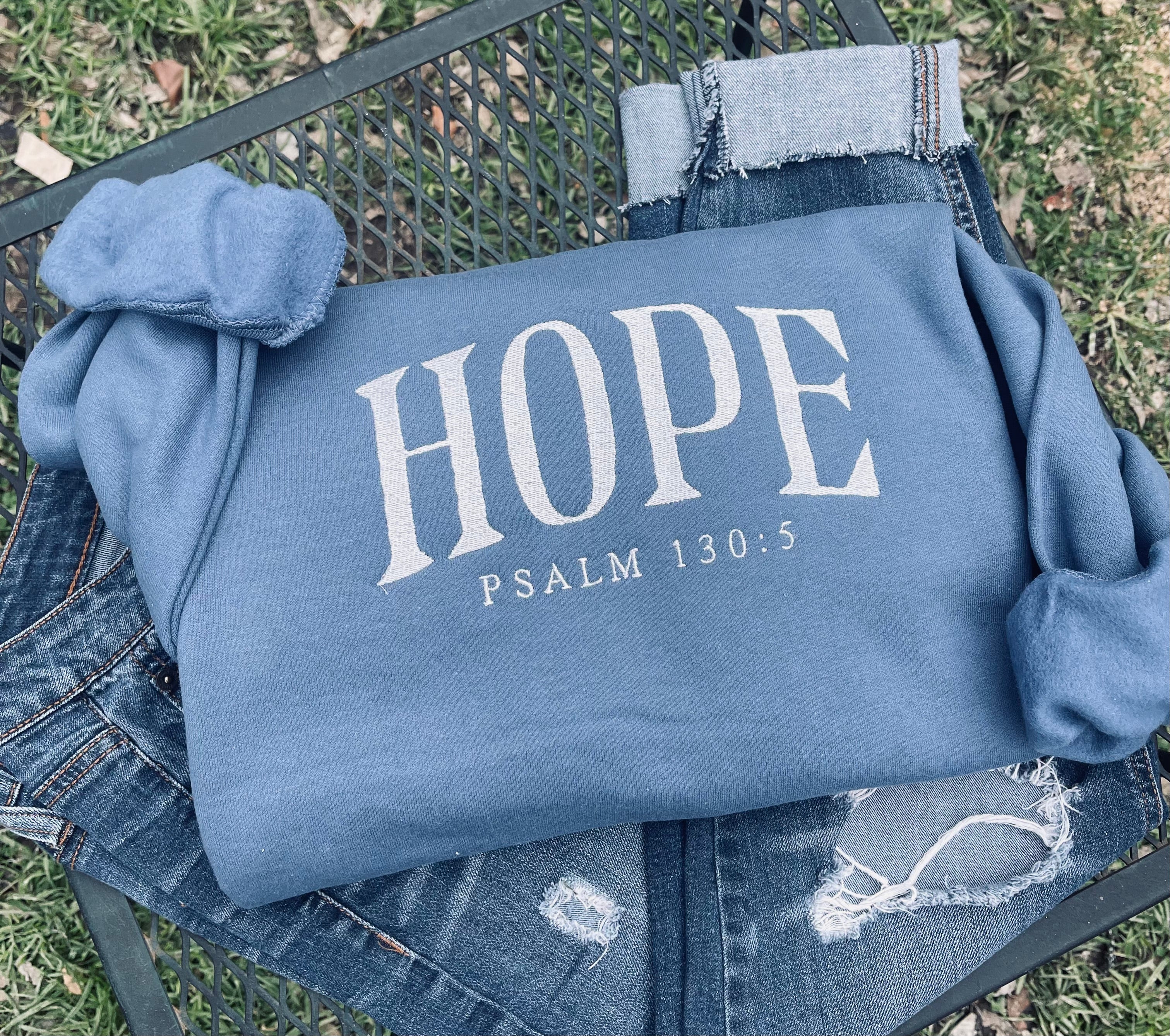 Hope Embroidery Sweatshirt