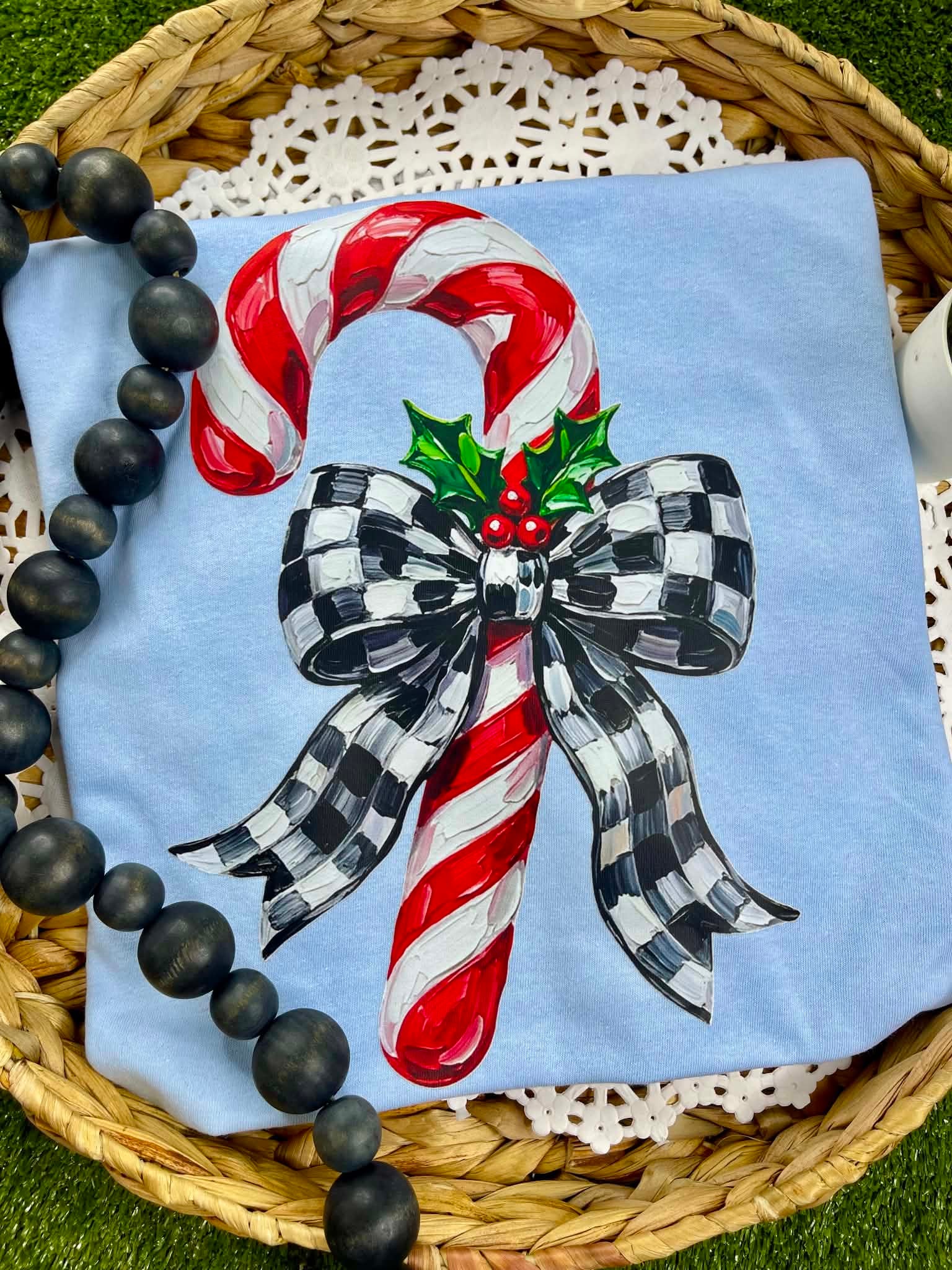 Candy Cane and Bow