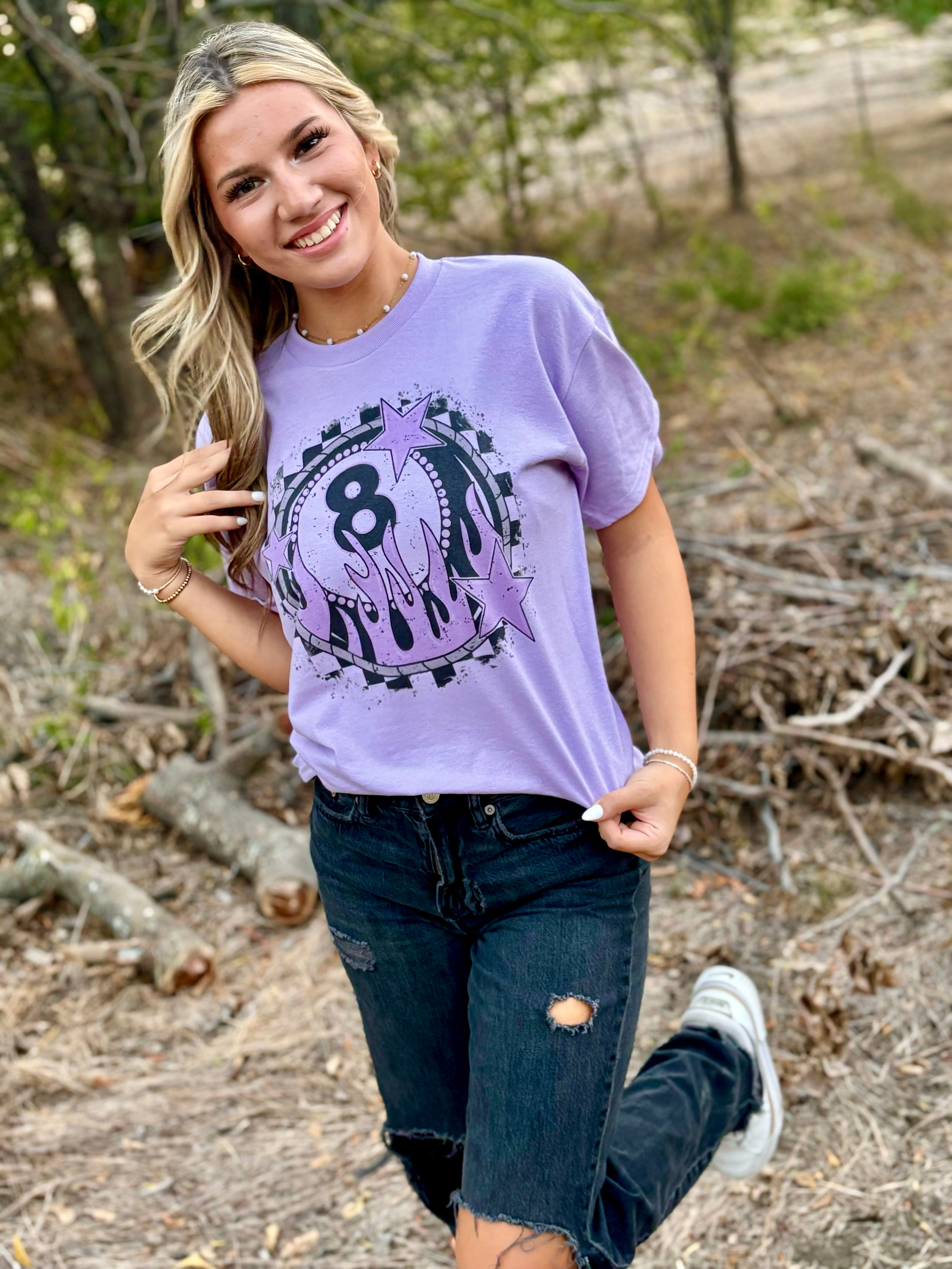 8 Ball with Flames (Tee)