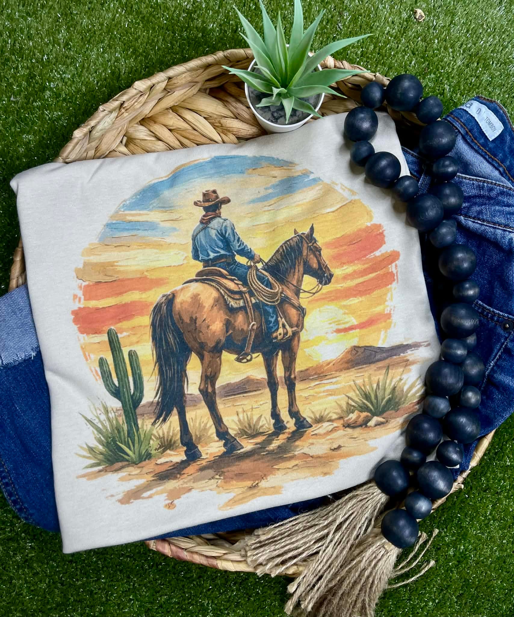 Cowboy Sunset (Tee)