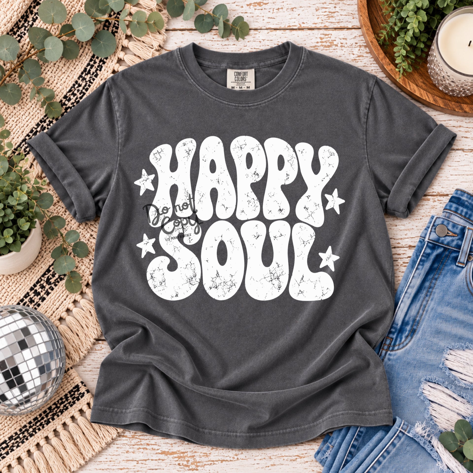 White Happy Soul (DTF T-Shirt)