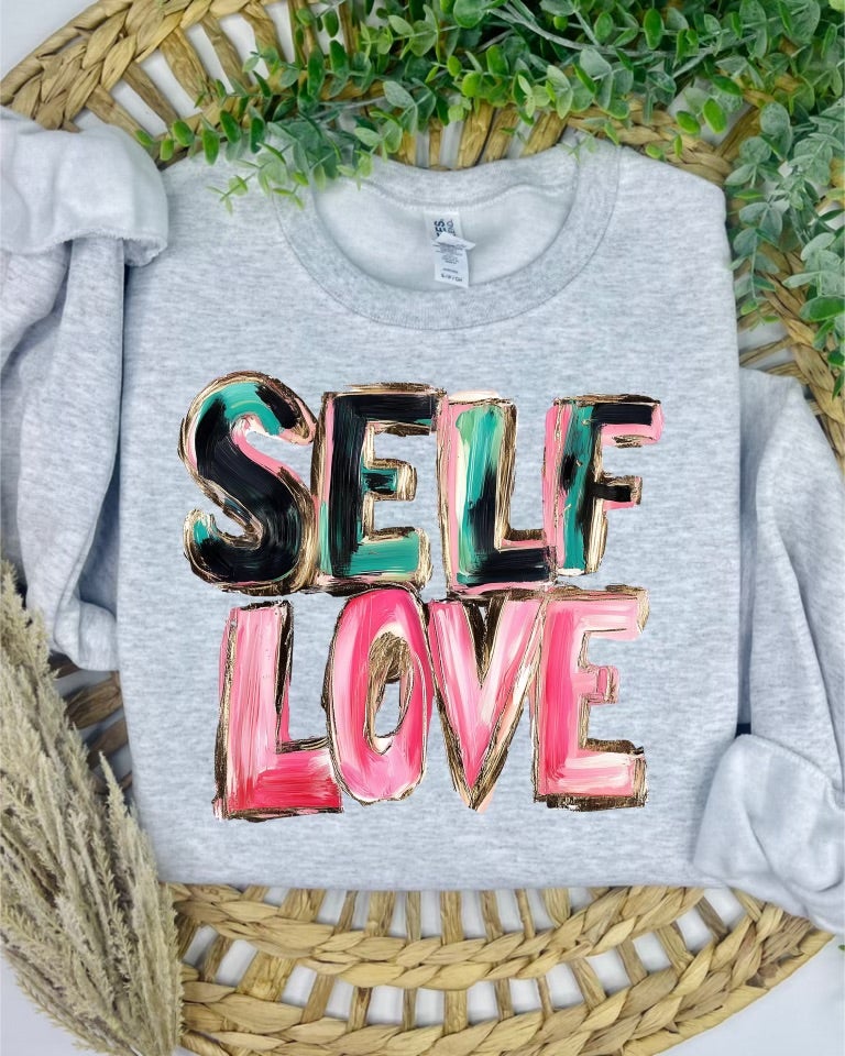 Self Love (Sublimation Sweatshirt Mock-Up)
