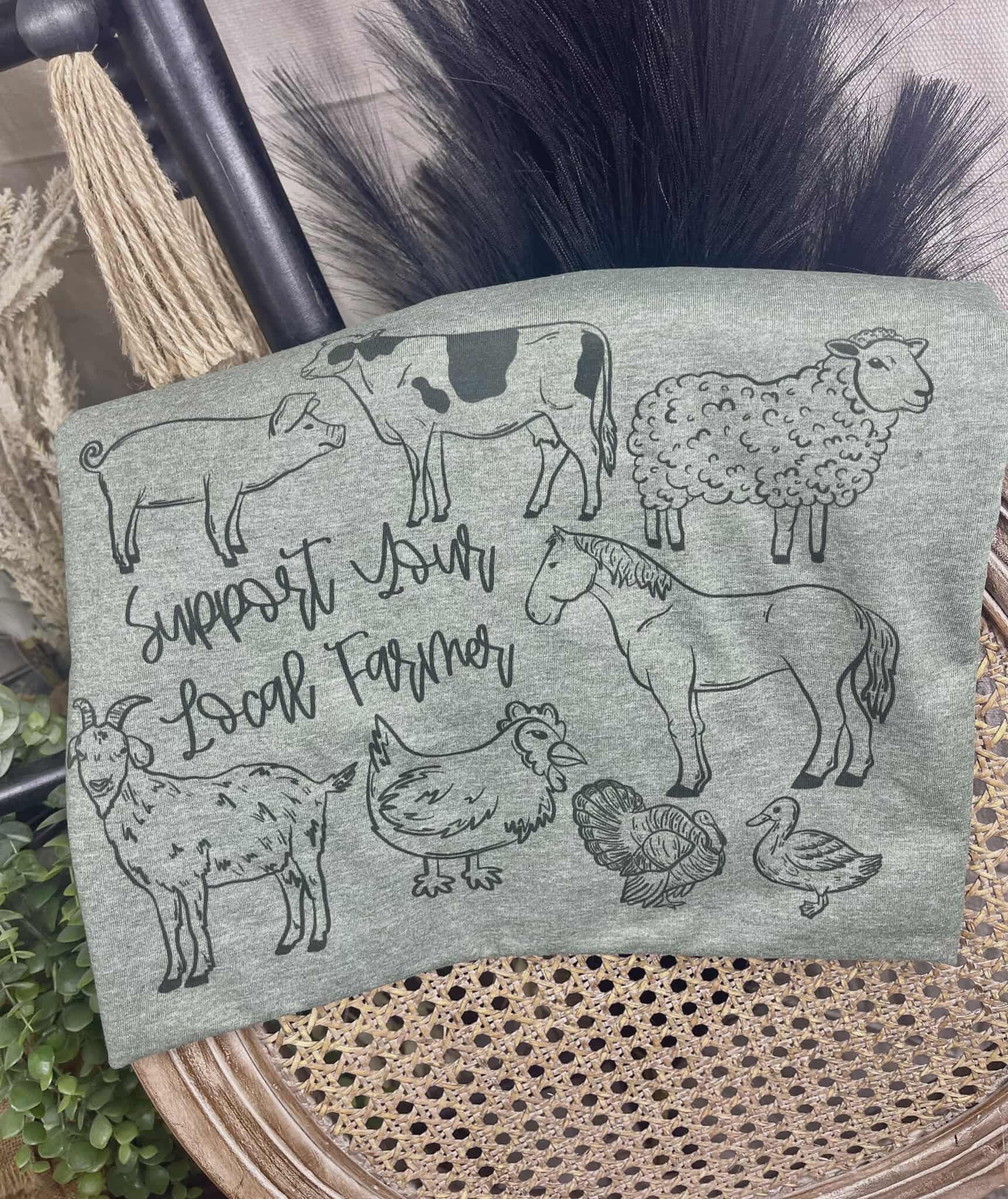 Support Your Local Farmer (Softstyle Tee)