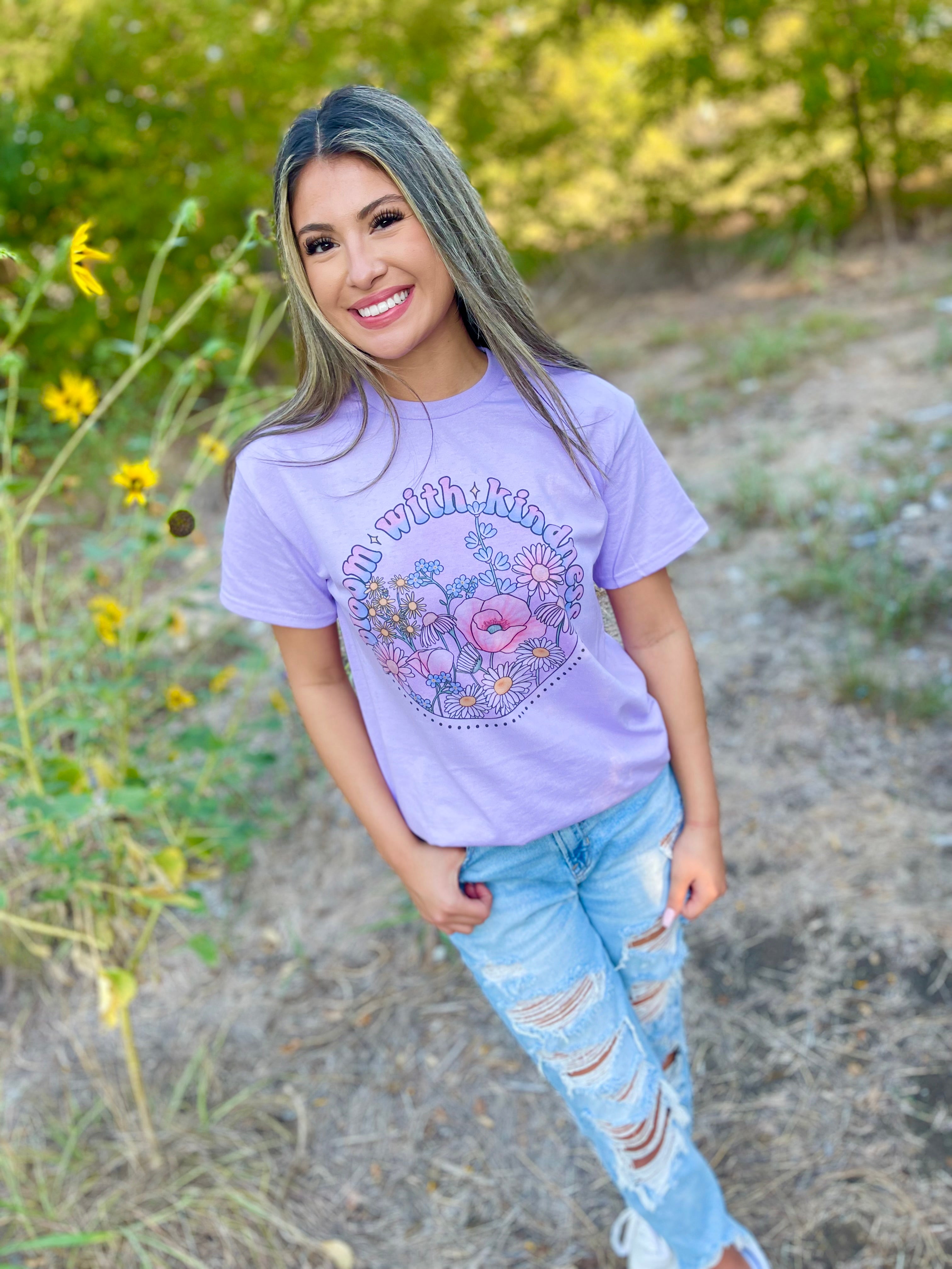 Bloom with Kindness (Tee) — another view