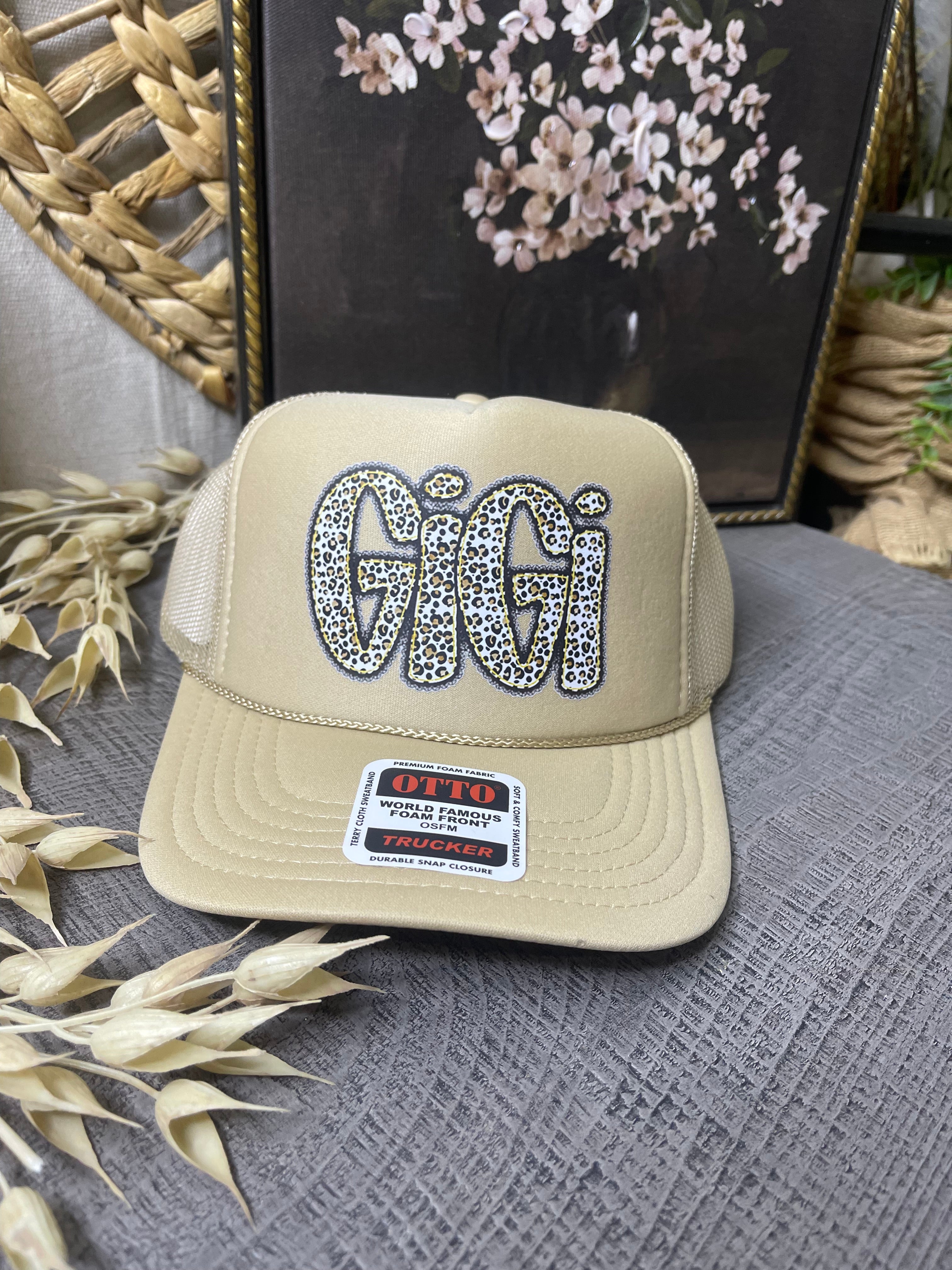 Gigi Leopard Trucker Hat