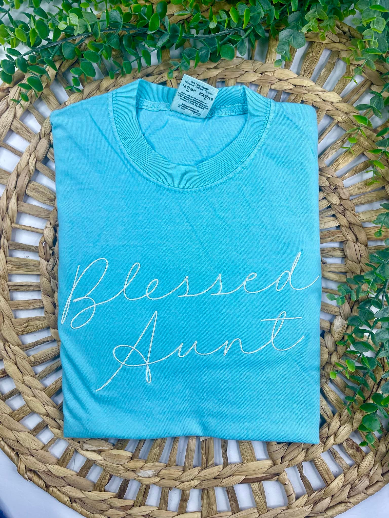 Blessed Aunt (Embroidery T-Shirt)