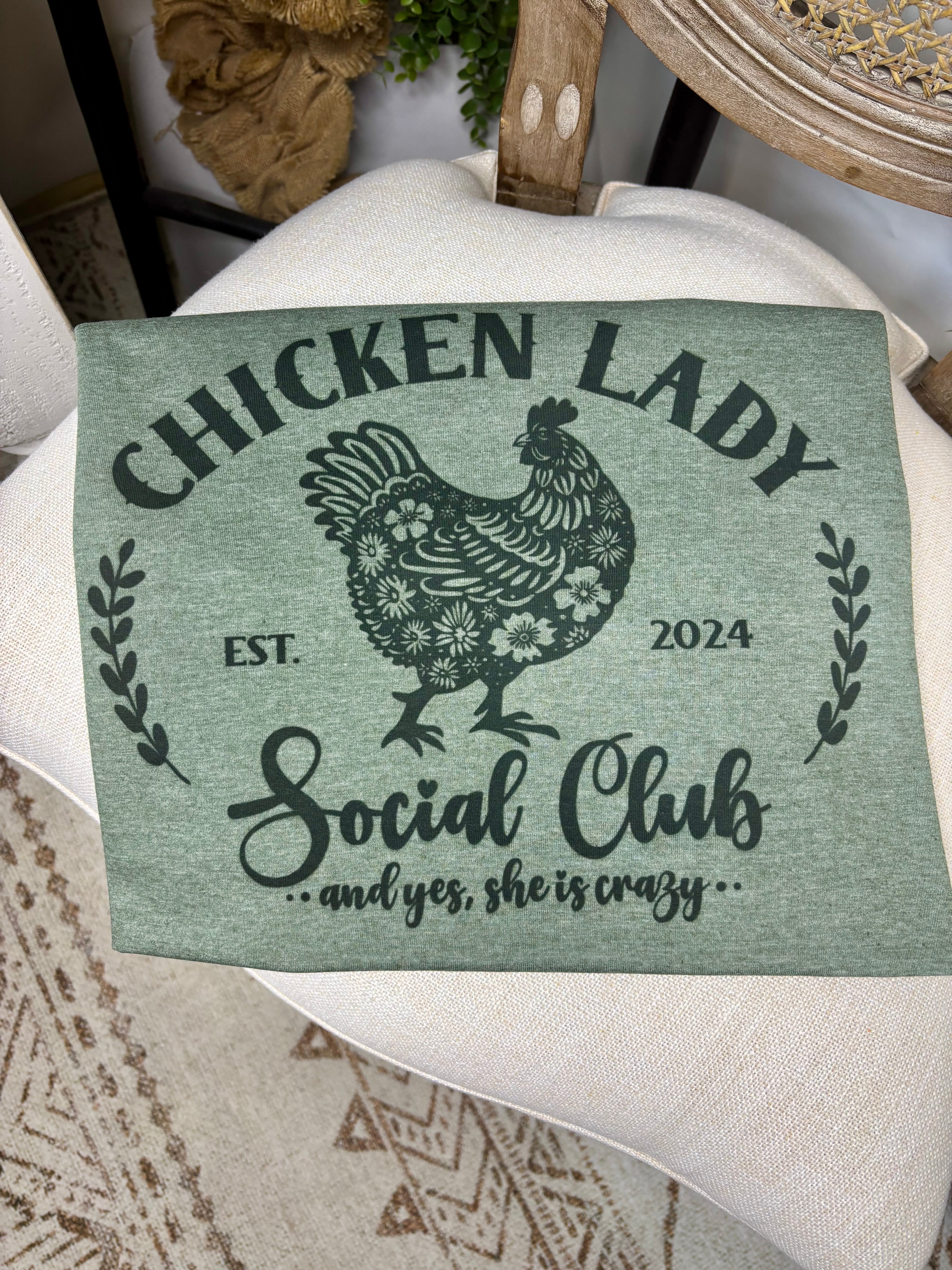 Chicken Lady Social Club (Softstyle Tee)
