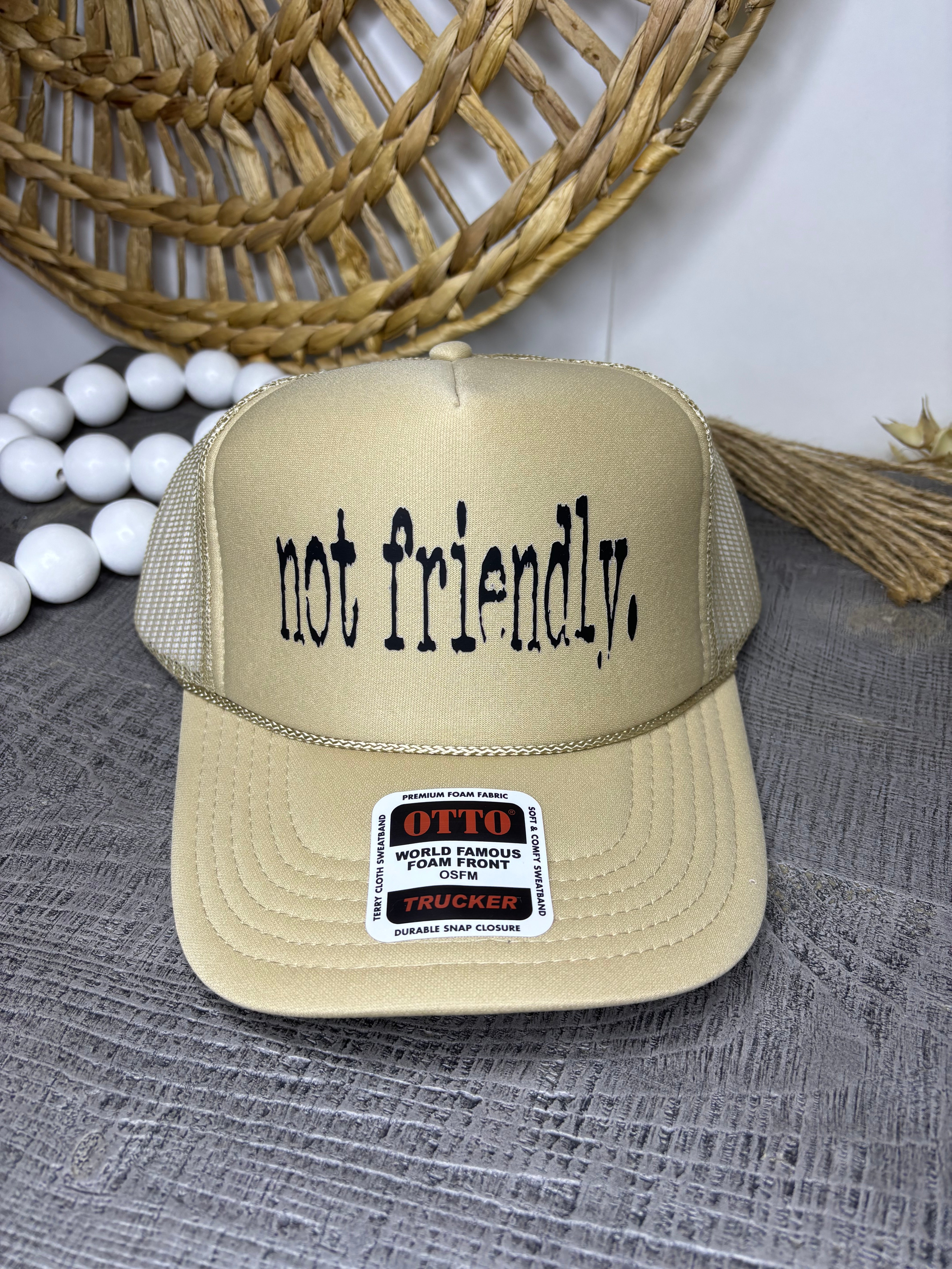 Not Friendly (Trucker Hat)