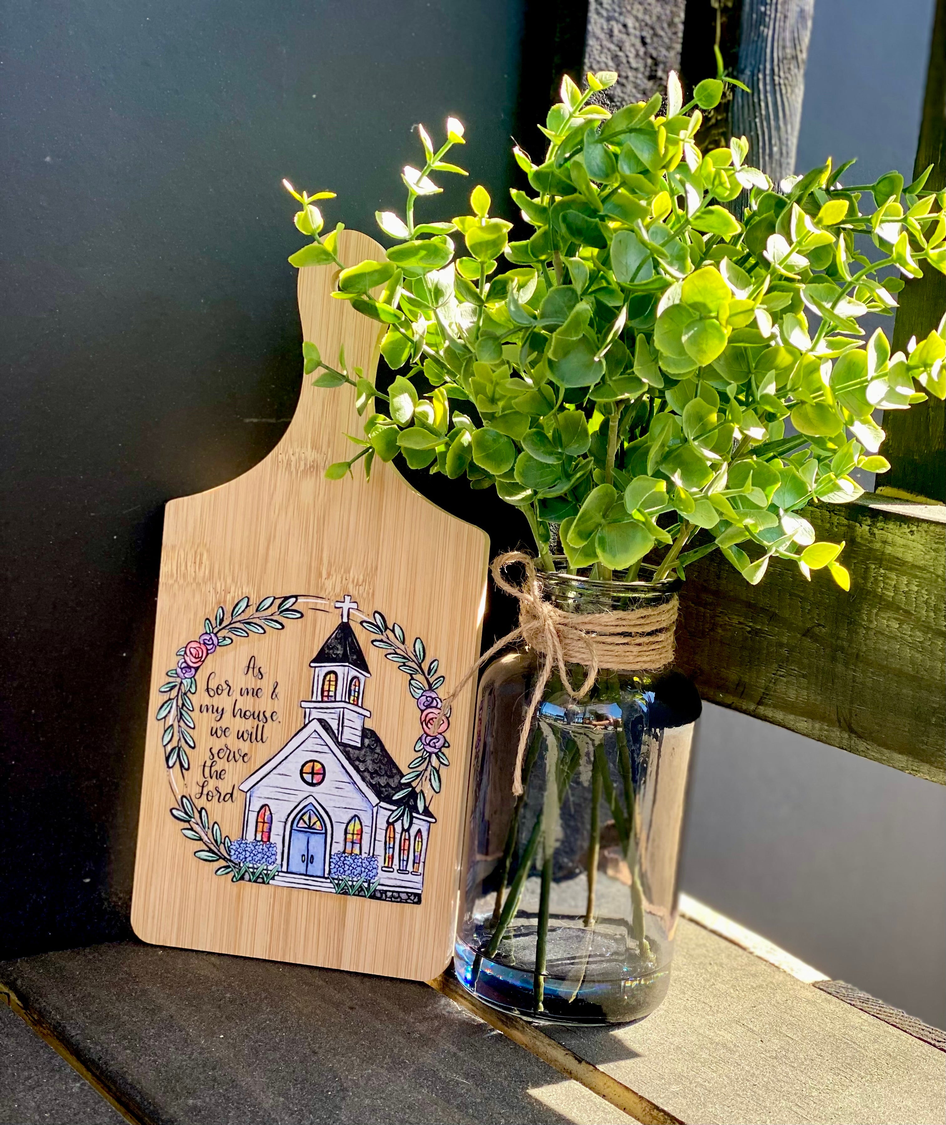 As for me and my house Cutting Board