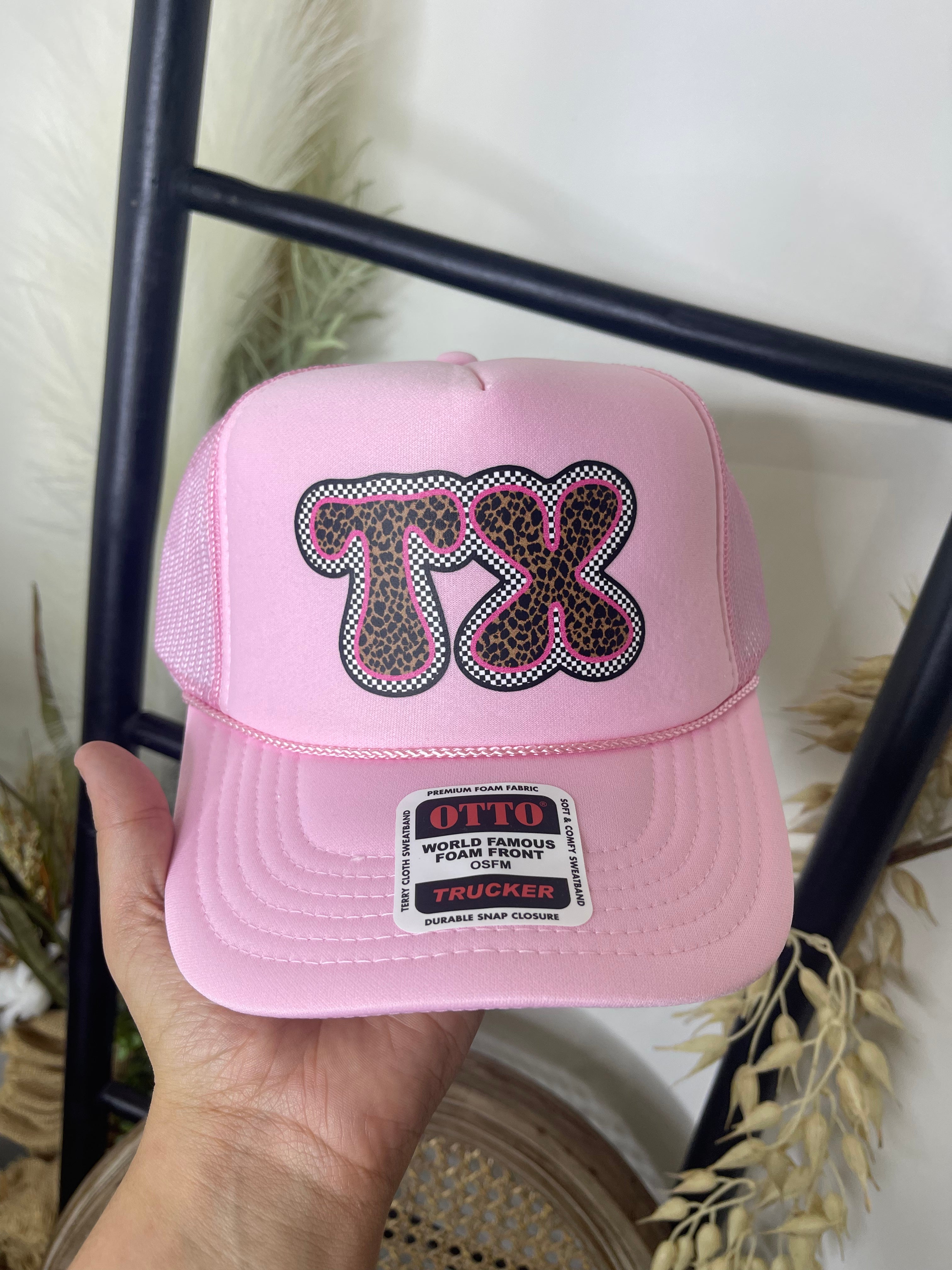 Leopard Texas Trucker Hat