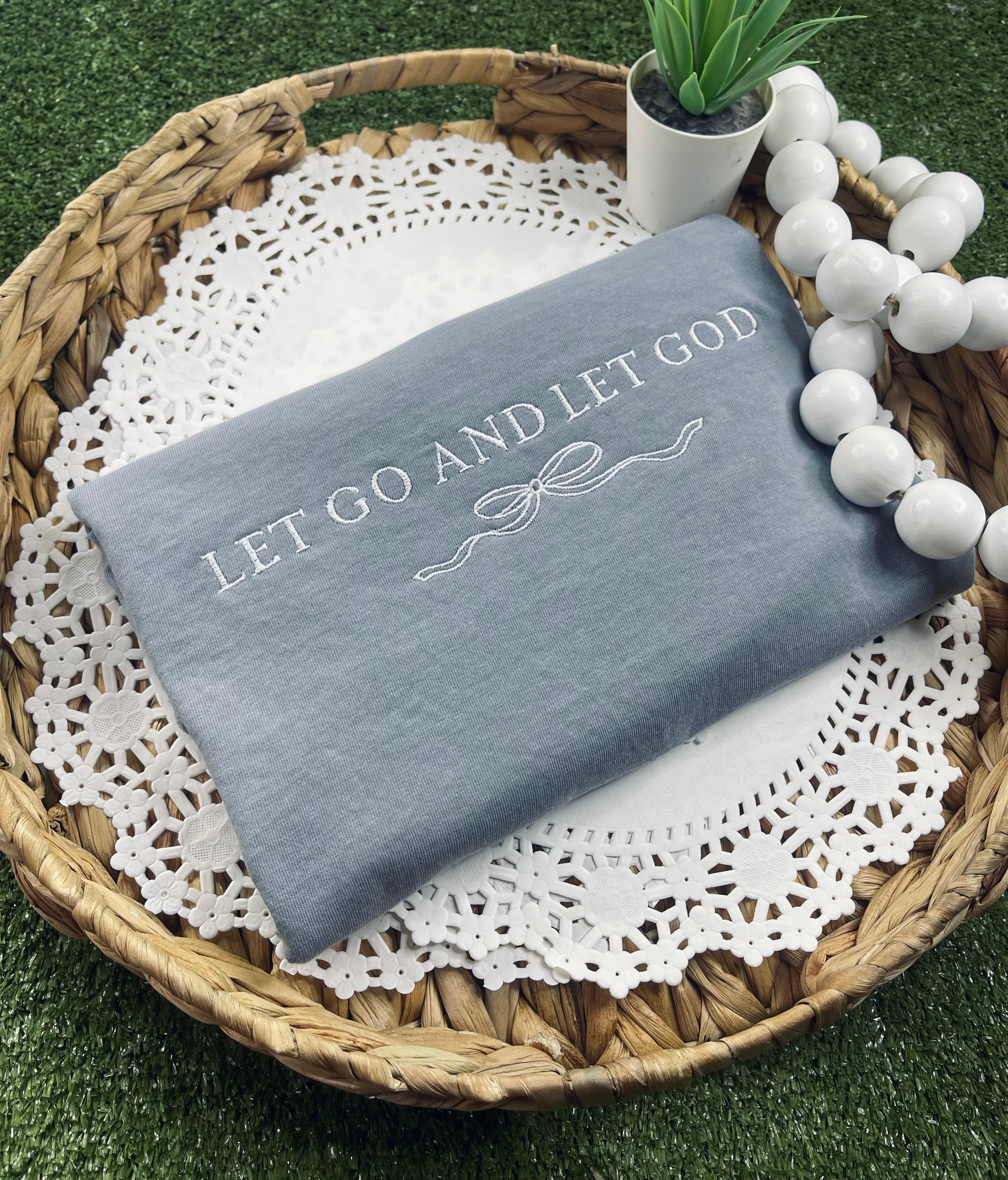 Let go and let god (Embroidery)