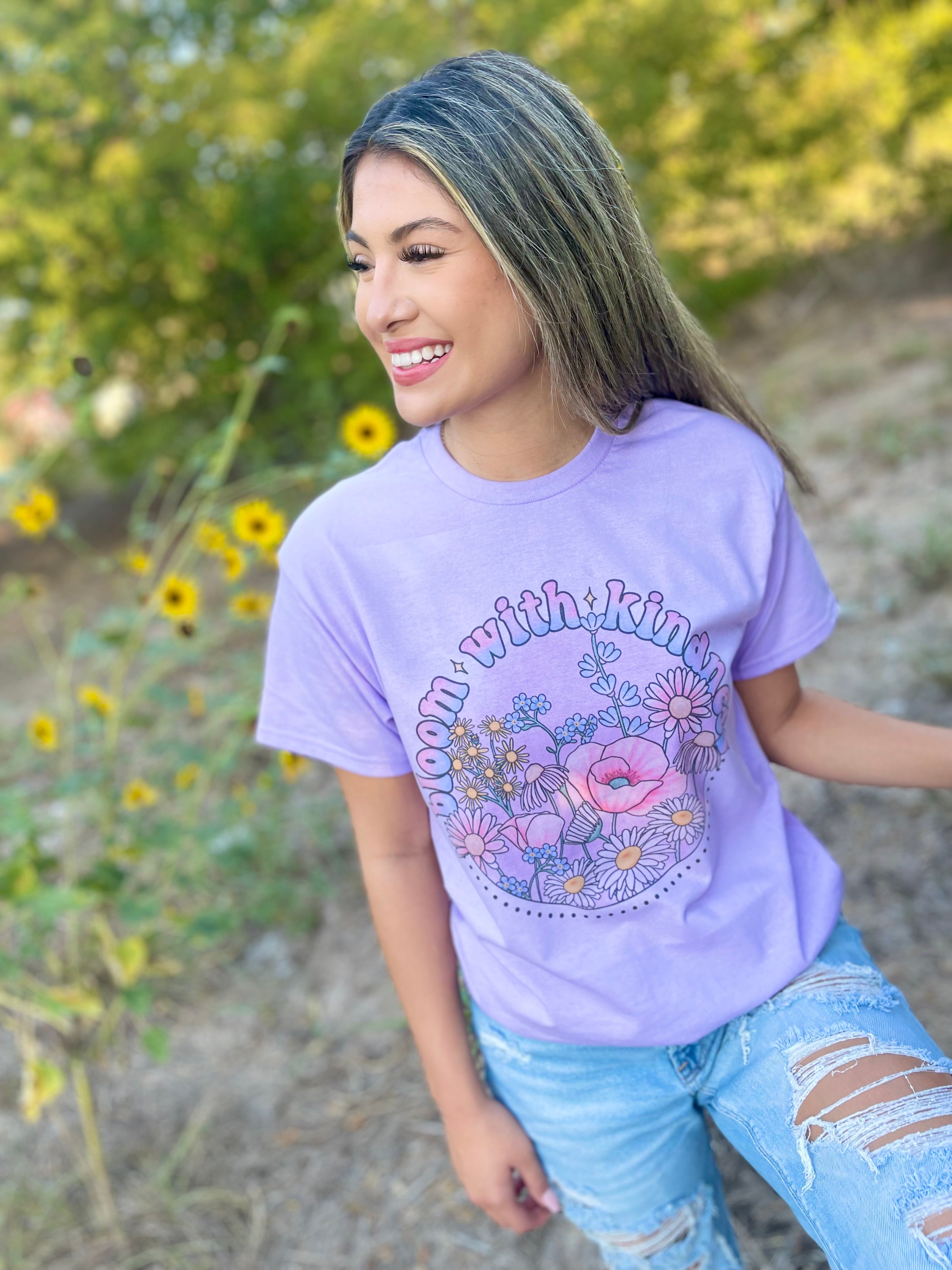 Bloom with Kindness (Tee) — another view