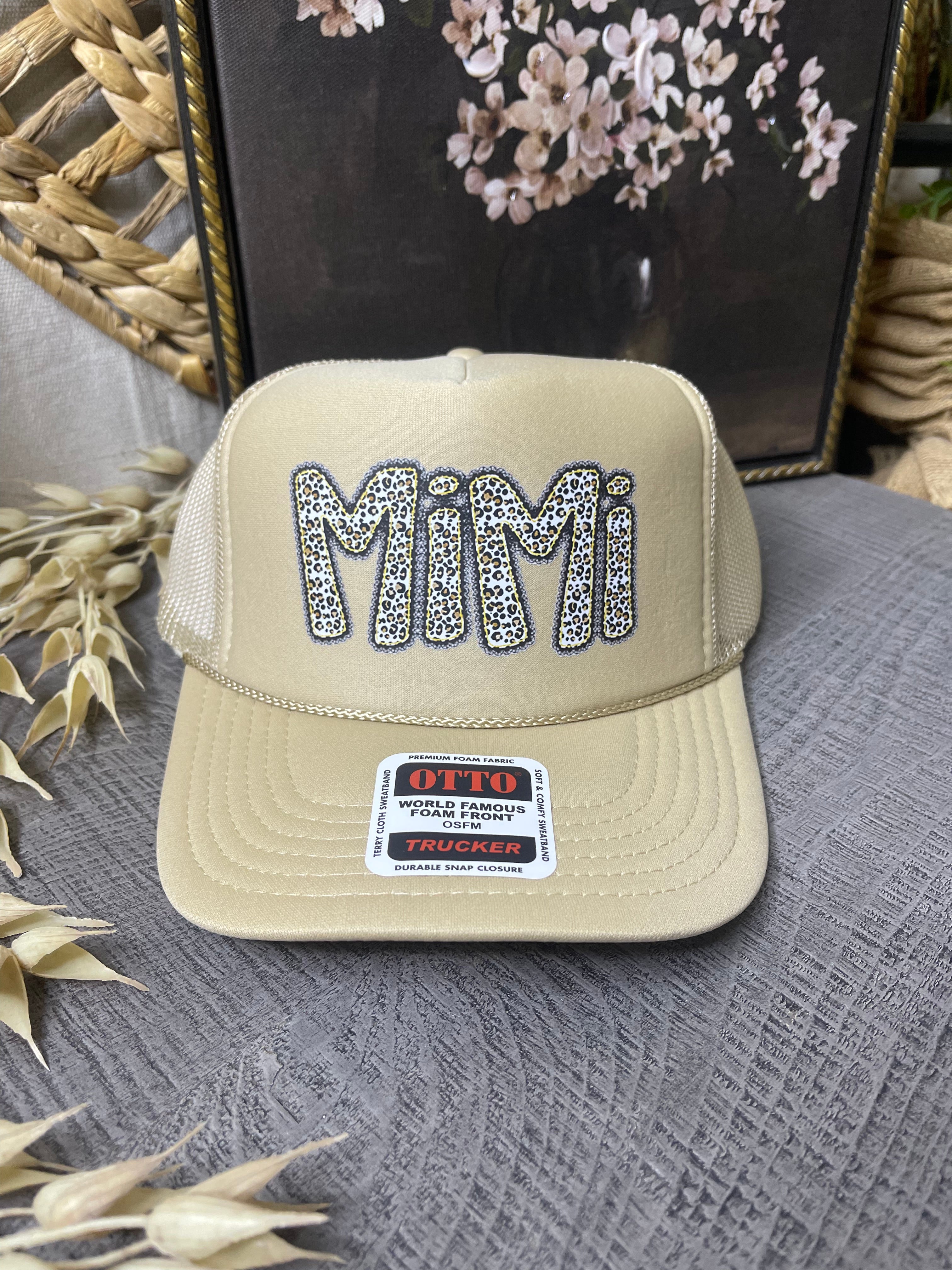 Mimi Leopard Trucker Hat