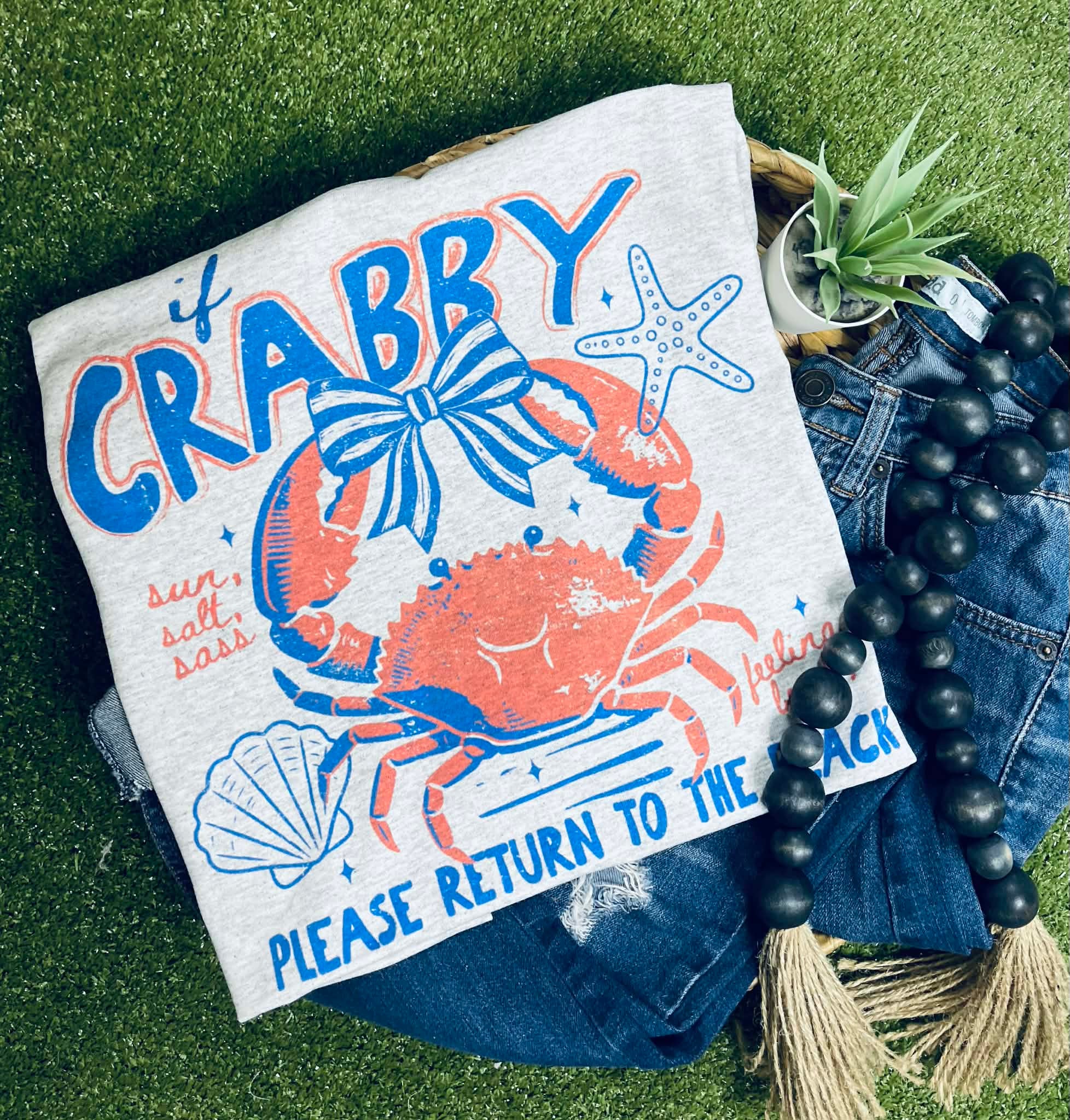 Crabby Please Return to the Beach (Tee)
