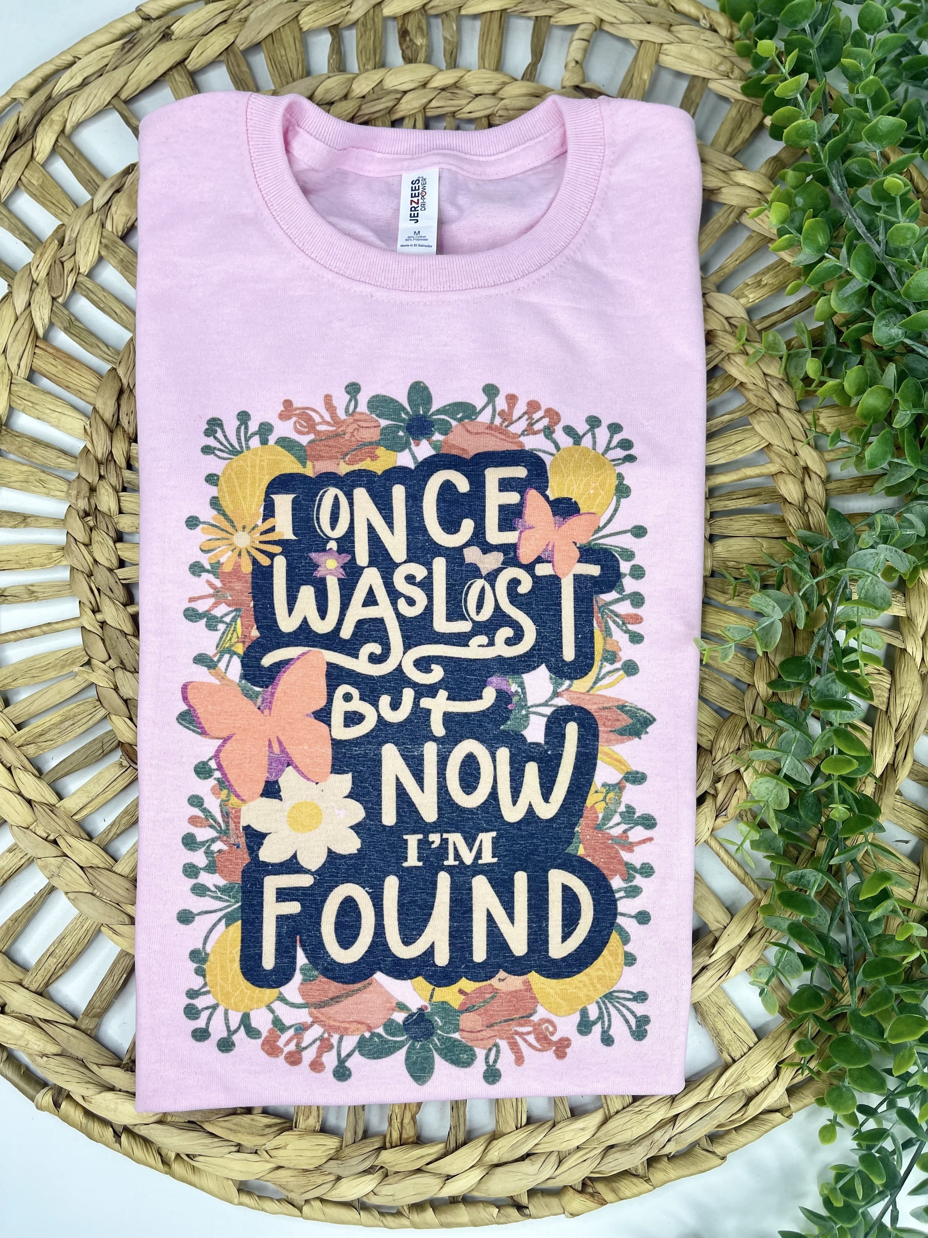 I once was lost (Tee) — another view
