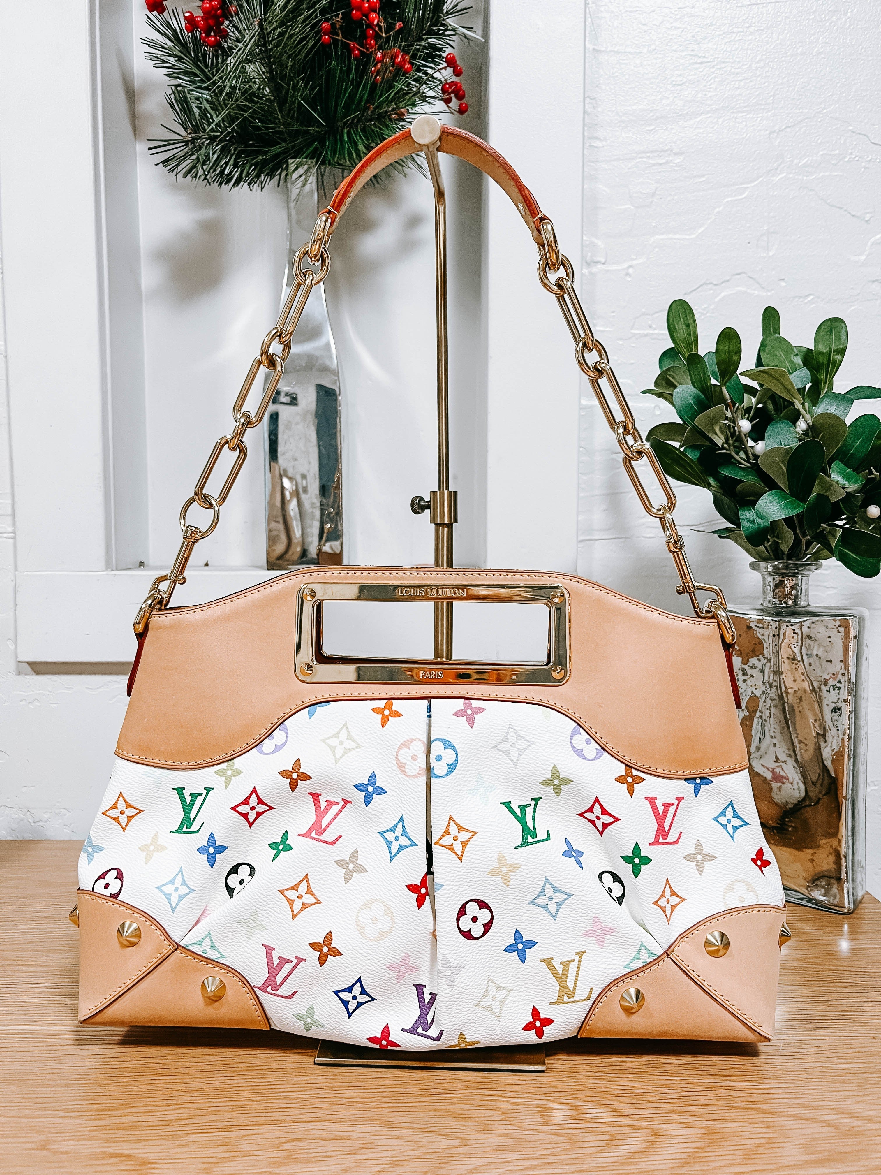 Louis Vuitton Murakami White Multicolor Judy MM | Have Need Want