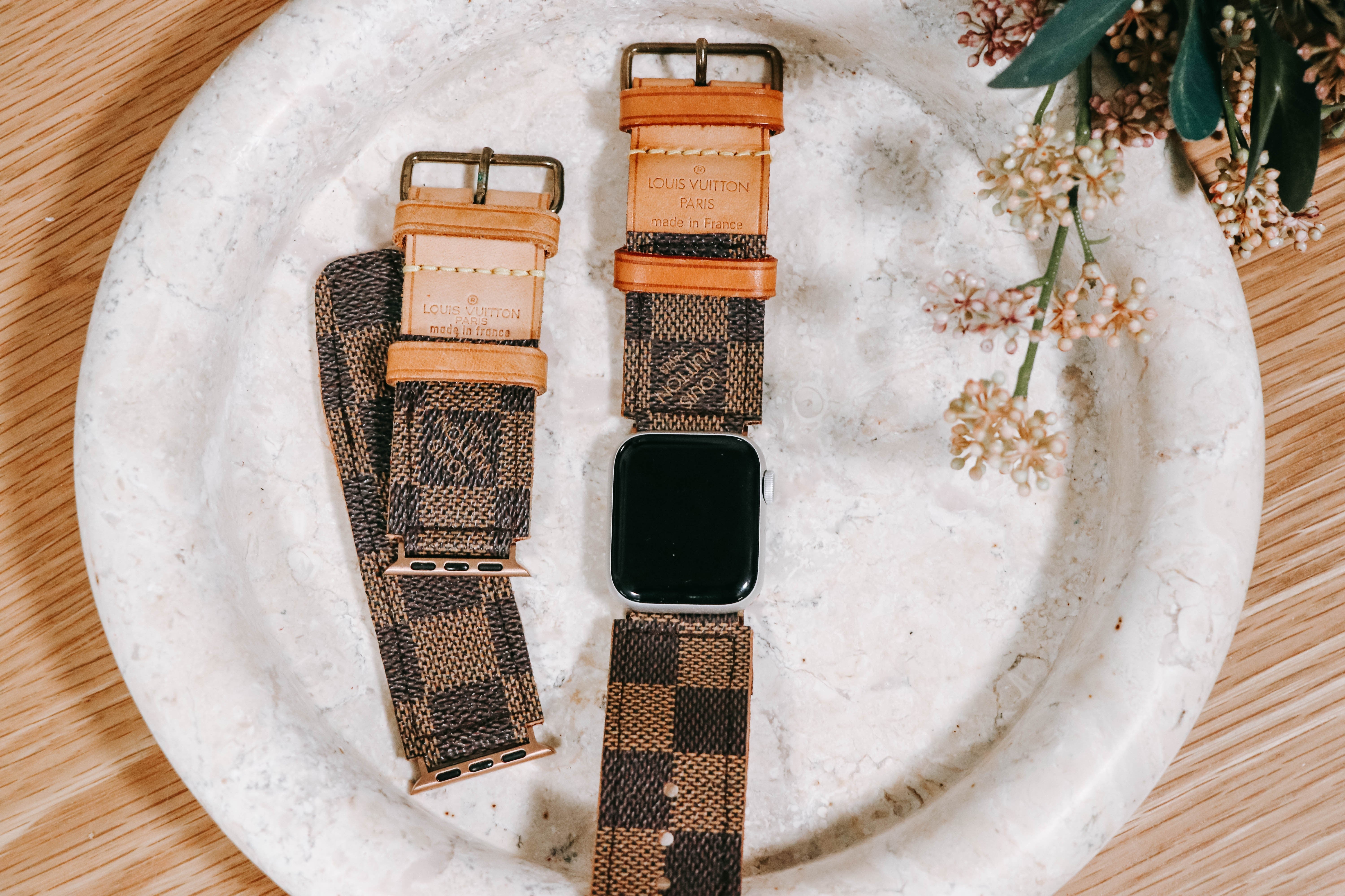 Upcycled LV Apple Watch Bands - Monogram | Have Need Want Luxury display picture 1