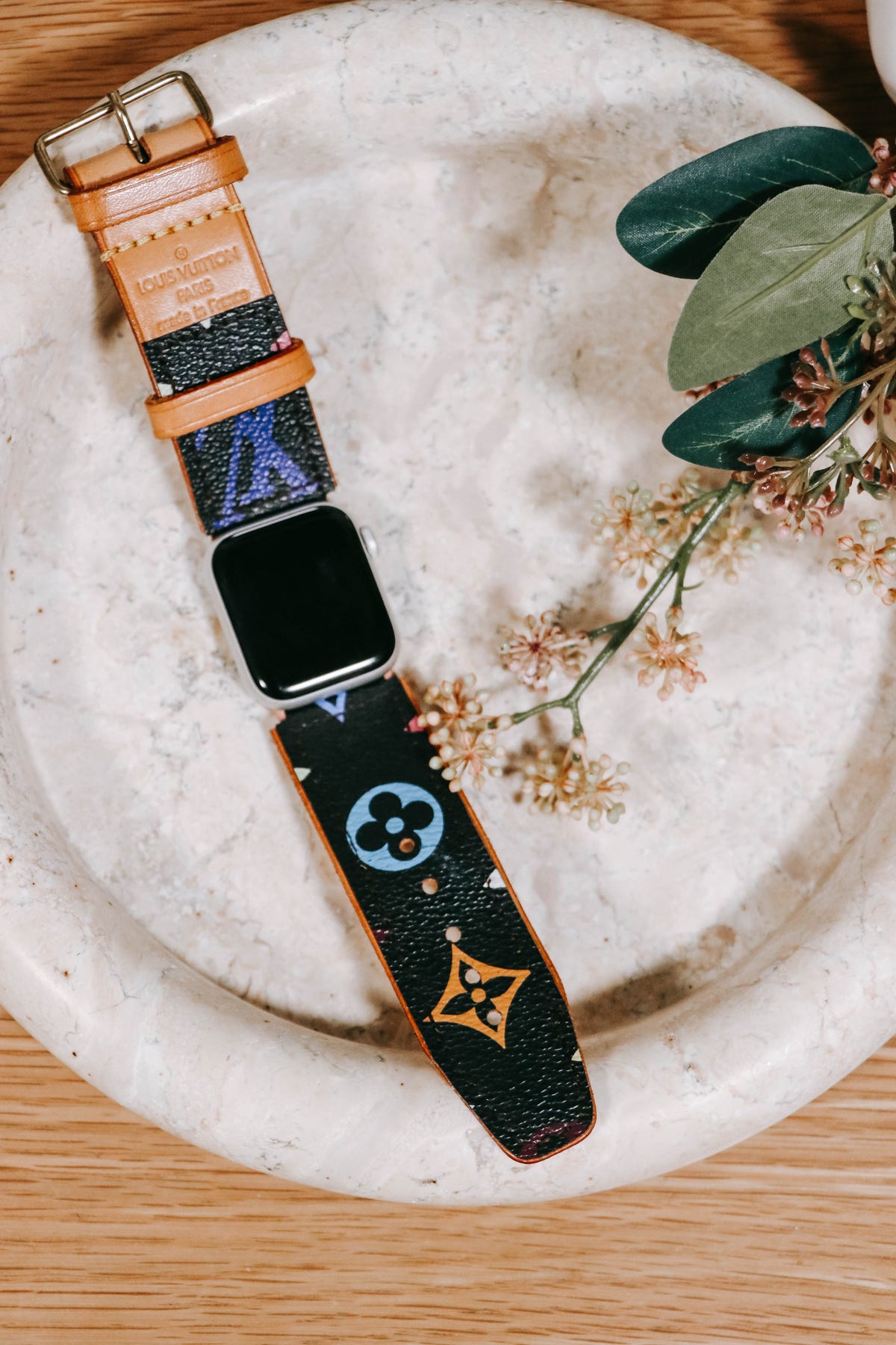 ❤️ Monogram Watch Band UPCYCLED❤️ $60 Upcycled Authentic Louis Vuitton Apple Watch Band | Etsy  main image 4