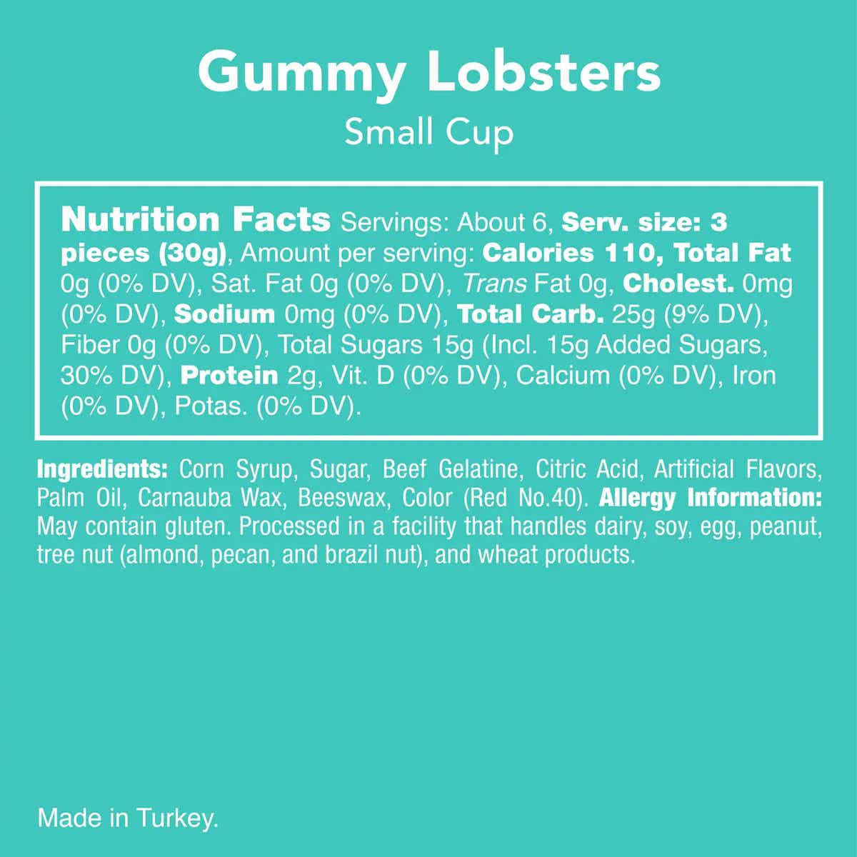 Gummy Lobsters - Candy Club *Final Sale*