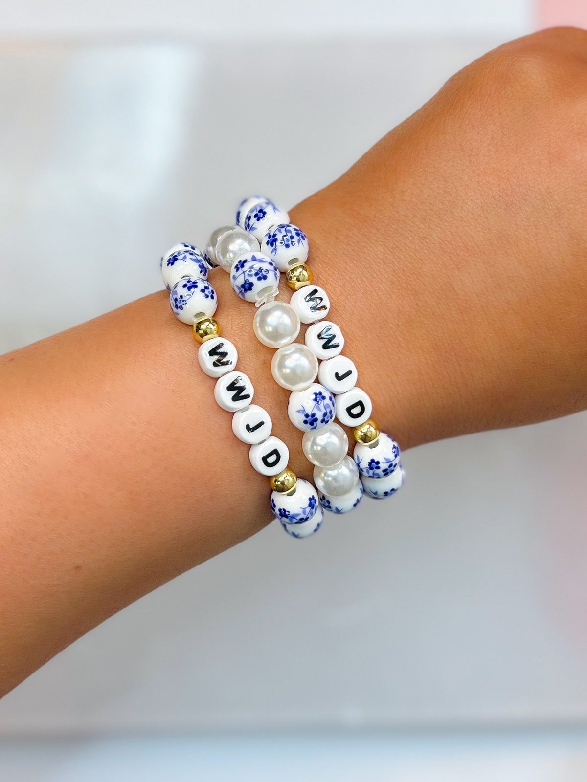 Treasure Jewels WWJD Bracelet Stack *Final Sale*