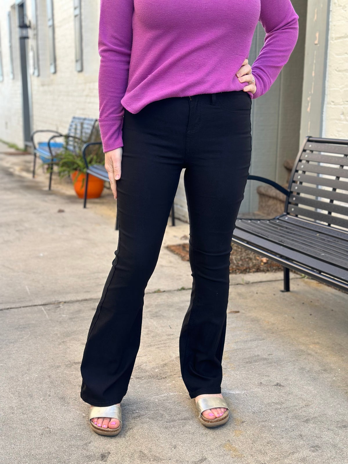 YMI Hyperstretch High Rise Flare Jeans