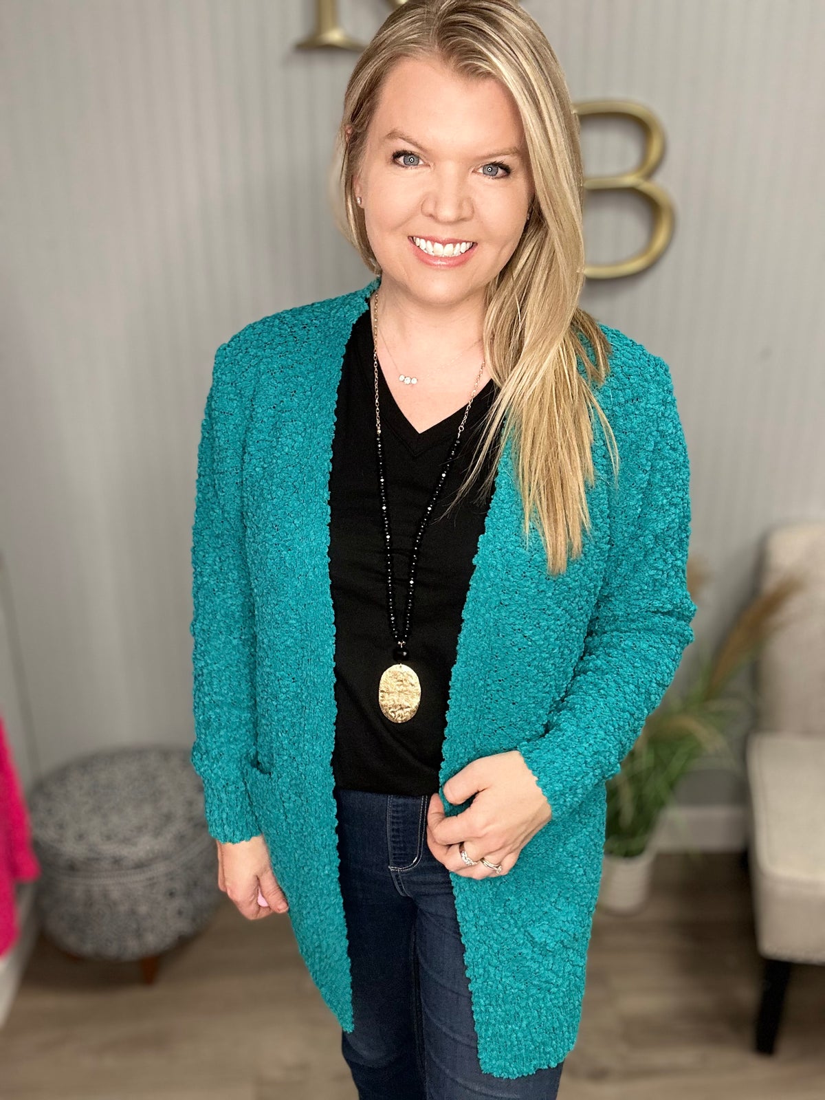 RESTOCKING* Z Popcorn Cardigan | Kaley Jase Boutique