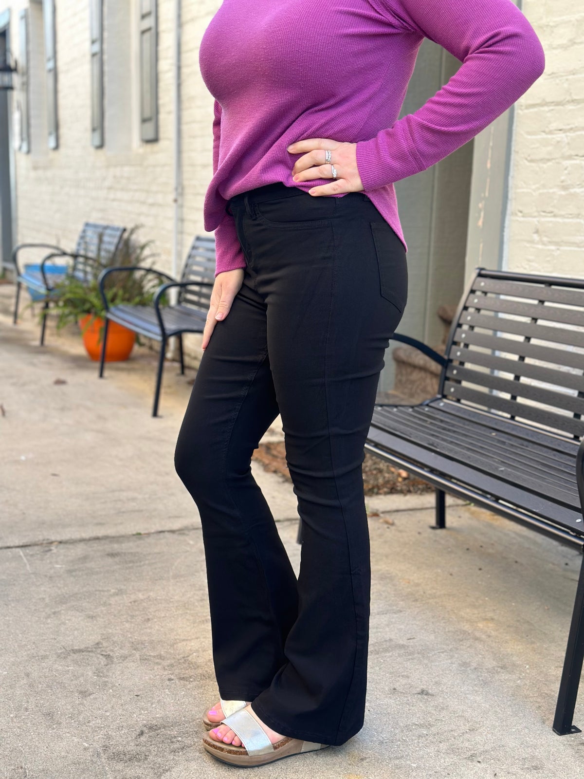 YMI Hyperstretch High Rise Flare Jeans