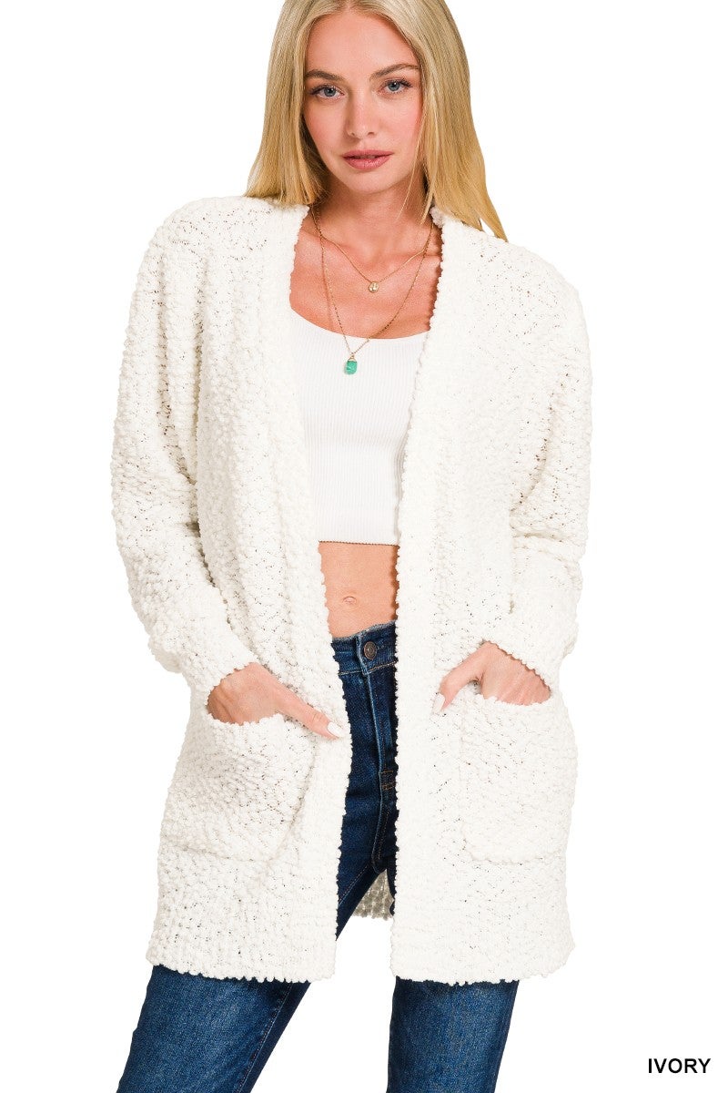 RESTOCKING* Z Popcorn Cardigan | Kaley Jase Boutique