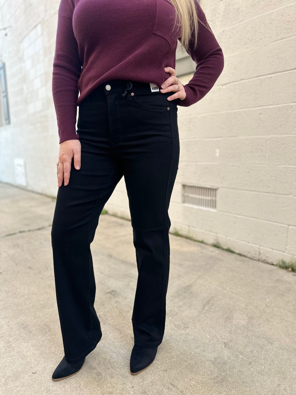 Judy Blue Tummy Control Black Classic Straight *Final Sale*