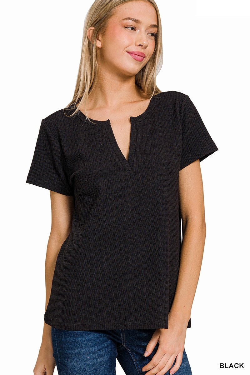 Off-Shoulder Long Sleeve Top CG329 - Korean Women's Fashion