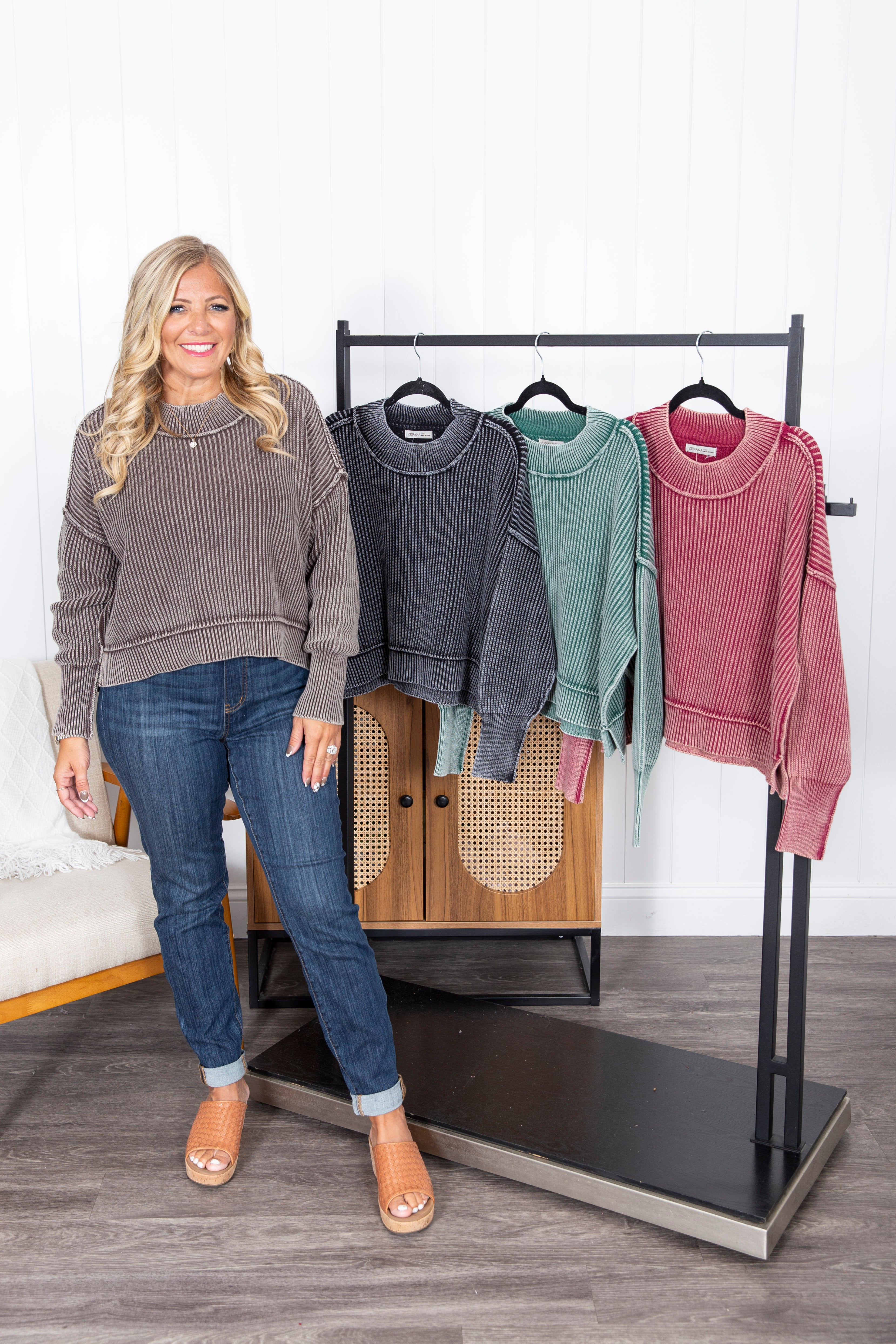 Aim To Inspire Sweater | Kali Rose Boutique