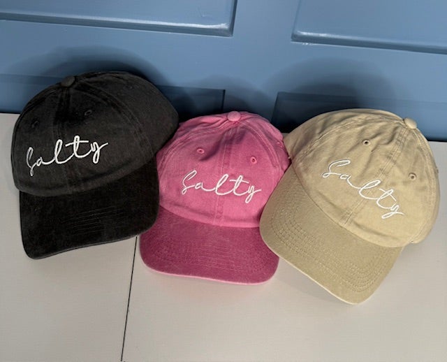 キャップ Vintage Washed Calligraphy Ball Cap Pink Vintage Washed Baseball Cap in Pink – K & Company