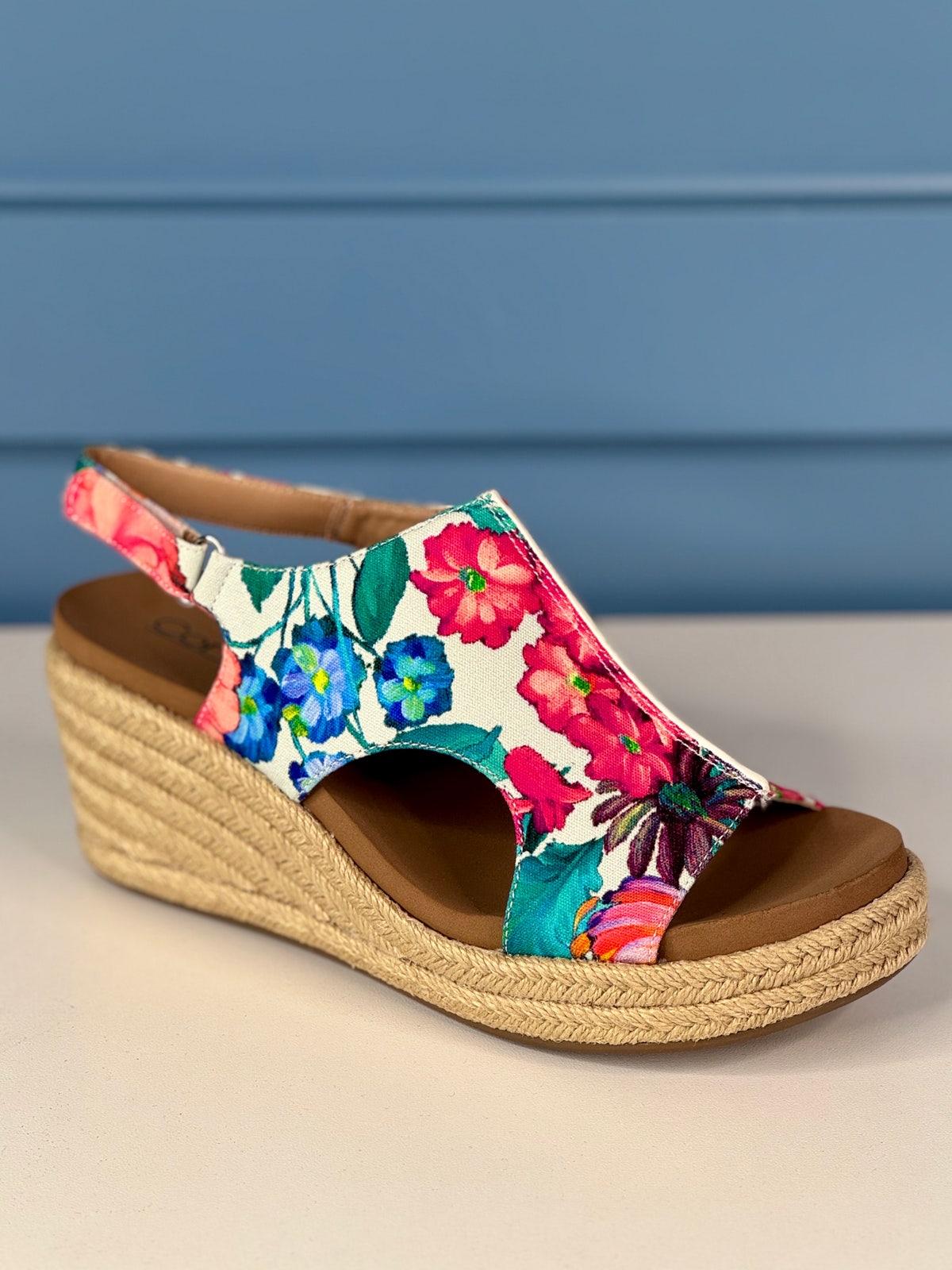 Corky White Floral Carley Wedge Kali Rose Boutique