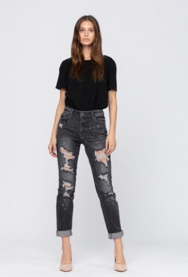 Girls Night Out Bleach Splash Judy Blue Jeans Kali Rose Boutique